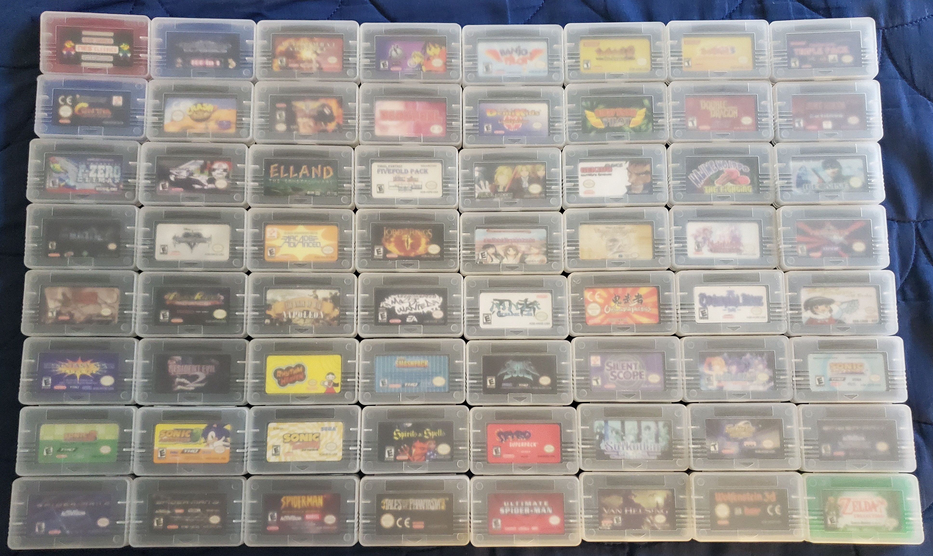 Nintendo GBA Video Games Lot Collection Gameboy Advance Nintendo Rare Size ONE SIZE - 2 Thumbnail