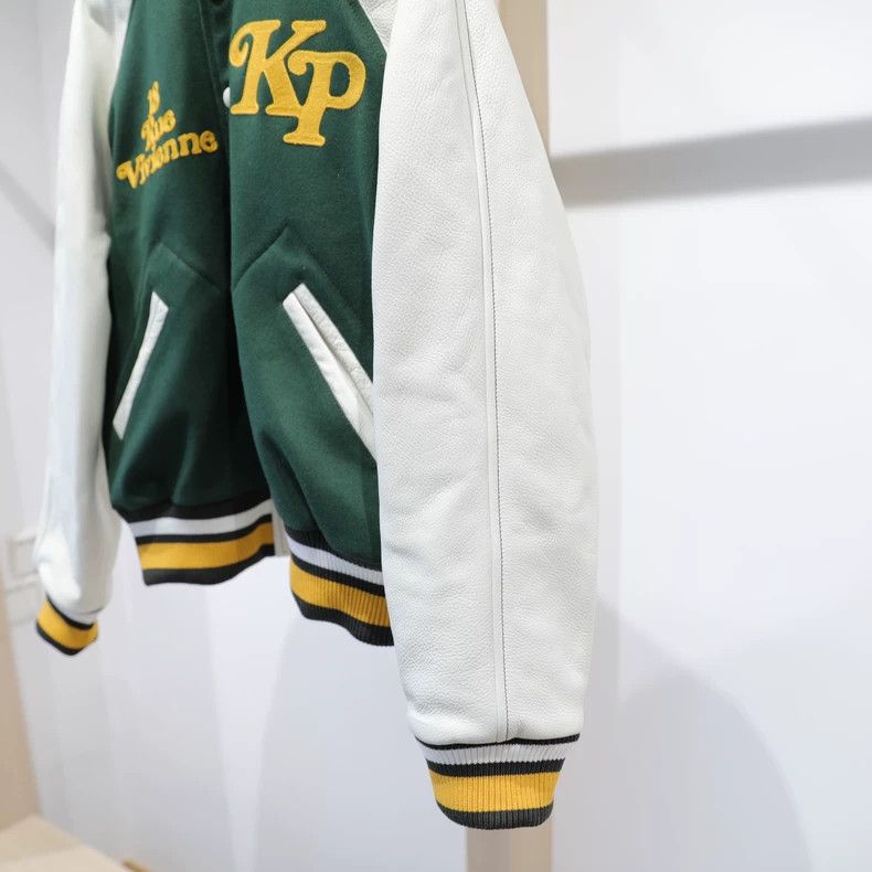 Kenzo KENZO Jointed leather sleeve baseball jacket Size US M / EU 48-50 / 2 - 6 Thumbnail