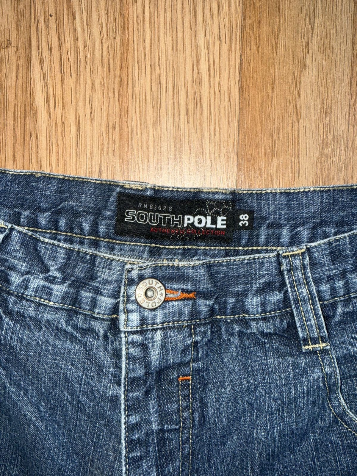 Southpole Southpole Embroidered Patched Blue Jeans Vintage Y2K 36X30.5 Size US 36 / EU 52 - 4 Thumbnail