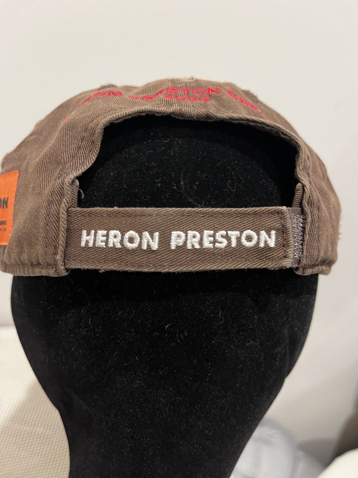 Heron Preston Heron Preston STFU Distressed Hat (unisex) Size ONE SIZE - 14 Thumbnail