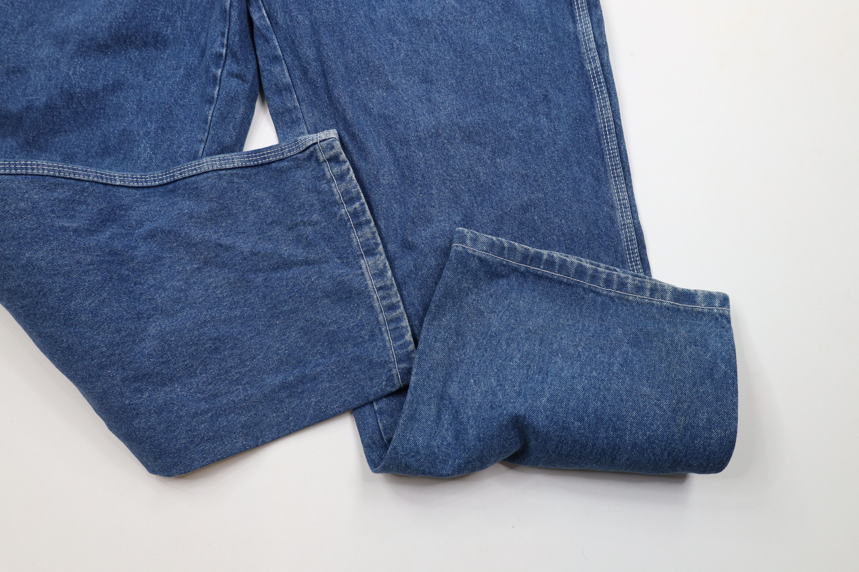 Vintage Deadstock Vintage 90s Streetwear Fit Wide Leg Dungaree Jeans Size US 34 / EU 50 - 5 Thumbnail