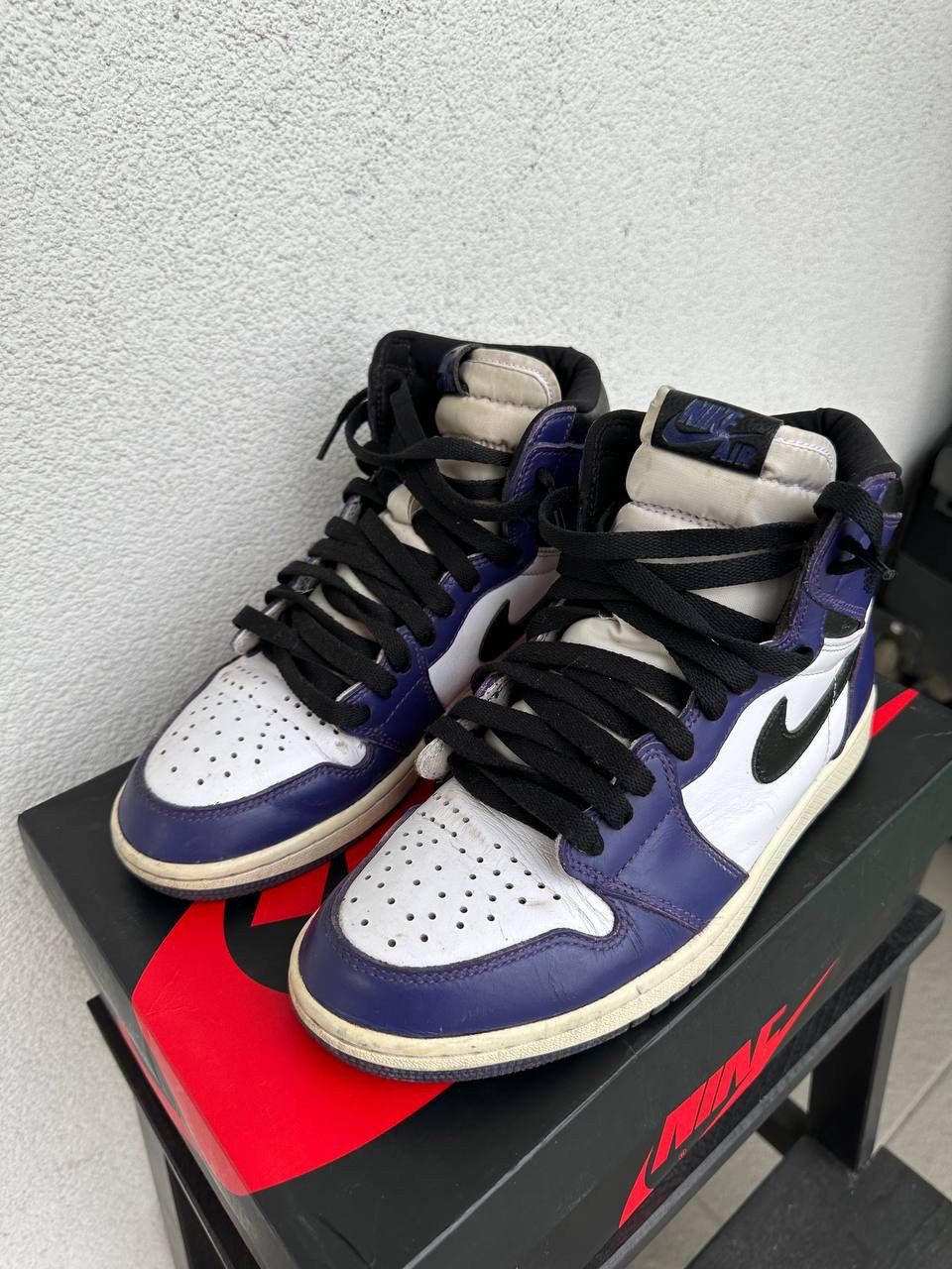 Nike Jordan 1 High Court Purple Size US 8.5 / EU 41-42 - 3 Thumbnail