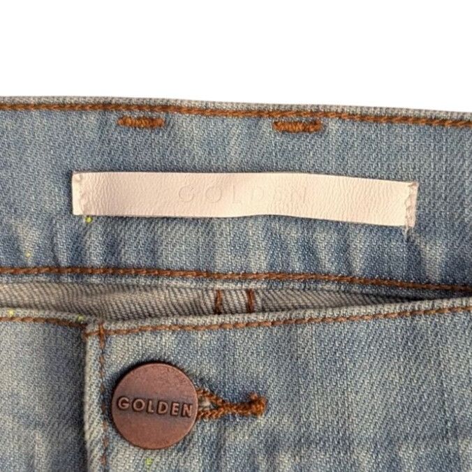 Other Golden Distressed Jeans Yellow Stripe Men 44 Streetwear Skat Size US 44 / EU 60 - 3 Thumbnail