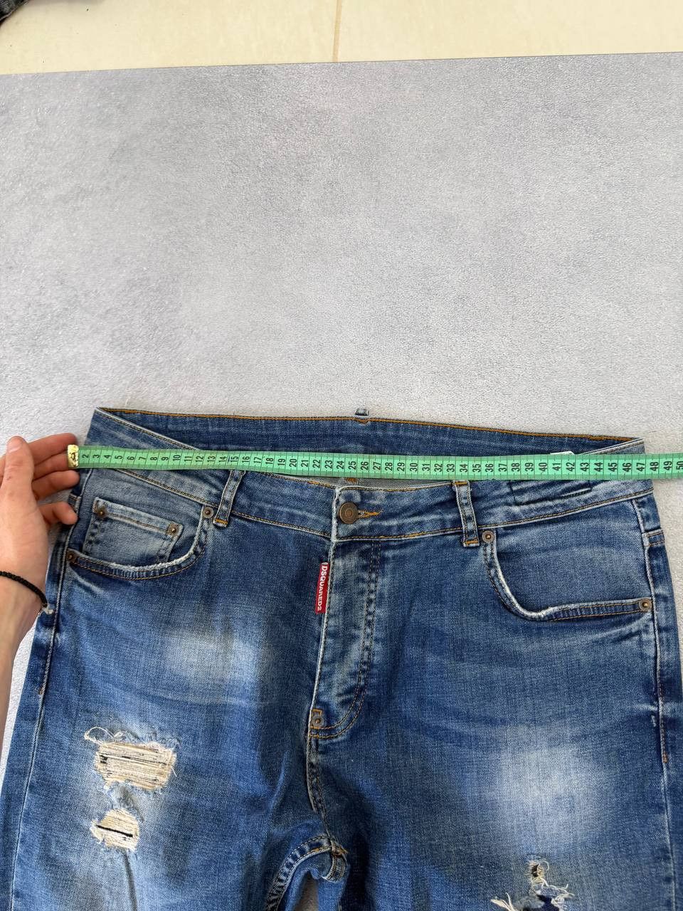 Dsquared2 Dsquared2 Distressed Drip Denim Jeans Y2K Size US 32 / EU 48 - 9 Thumbnail