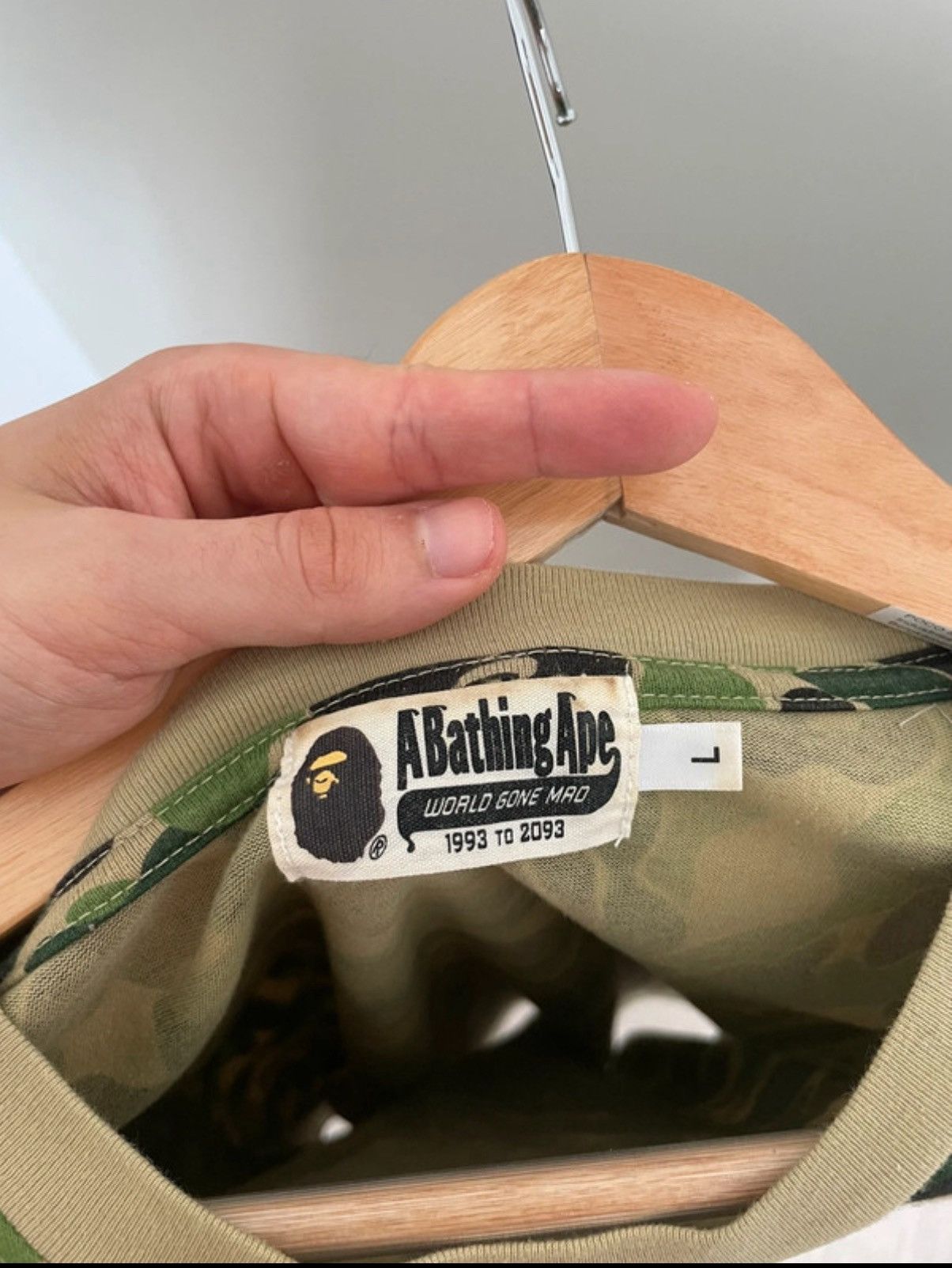 Bape ABC camo college Tee Size US L / EU 52-54 / 3 - 3 Thumbnail