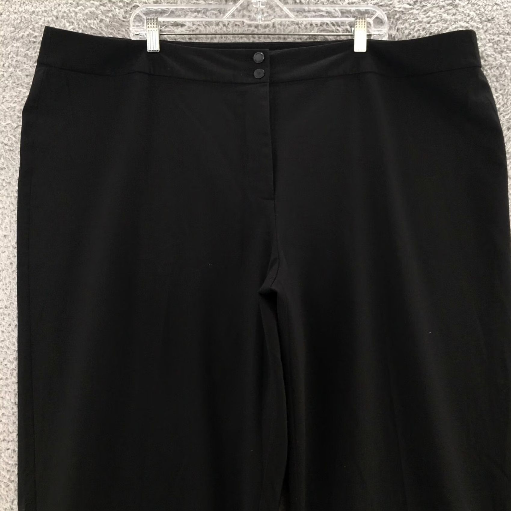 Calvin Klein Calvin Klein Chino Pants Womens 24W Black High Rise Flat Front Casual Slim Straight Leg Mens Womens Girls Boys? Size 42" / US 20 - 2 Thumbnail
