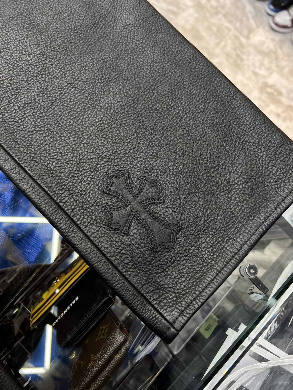Chrome Hearts Chrome Hearts Cross 20 Patch Leather Pants Size US 30 / EU 46 - 13 Thumbnail
