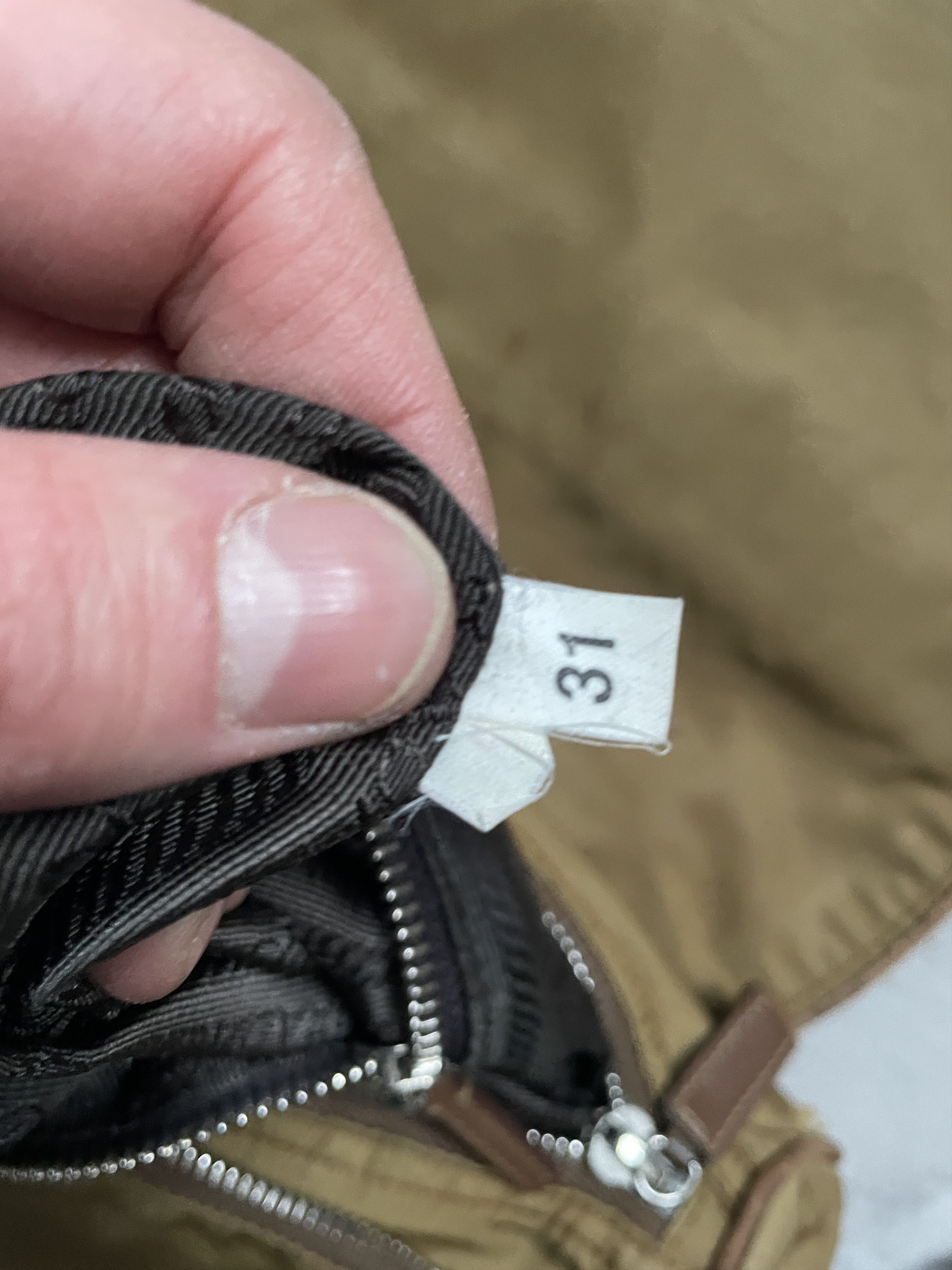 Prada Y2K PRADA BEIGE BROWN NYLON SHOULDER BAG Size ONE SIZE - 8 Thumbnail
