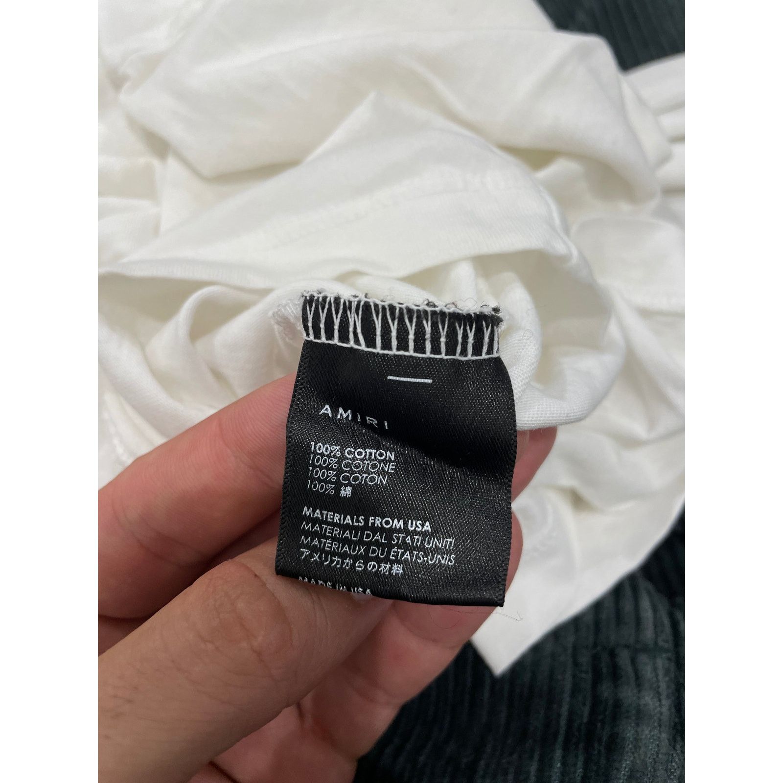 Amiri Amiri Bandana Star Tee White Used Small Size US S / EU 44-46 / 1 - 3 Thumbnail