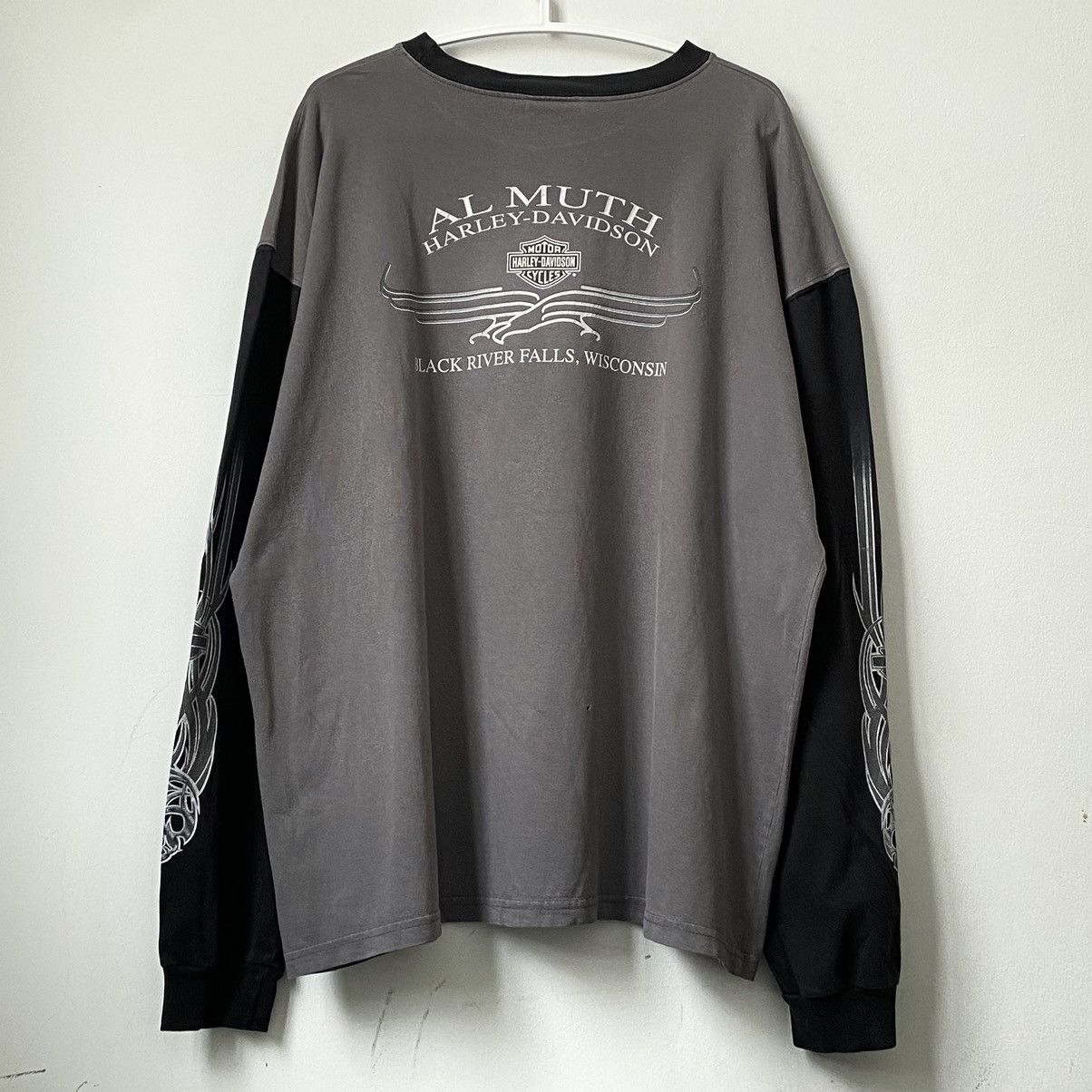 Harley Davidson × Vintage Vintage Harley Davidson 00s T-Shirt Size US XL / EU 56 / 4 - 2 Thumbnail