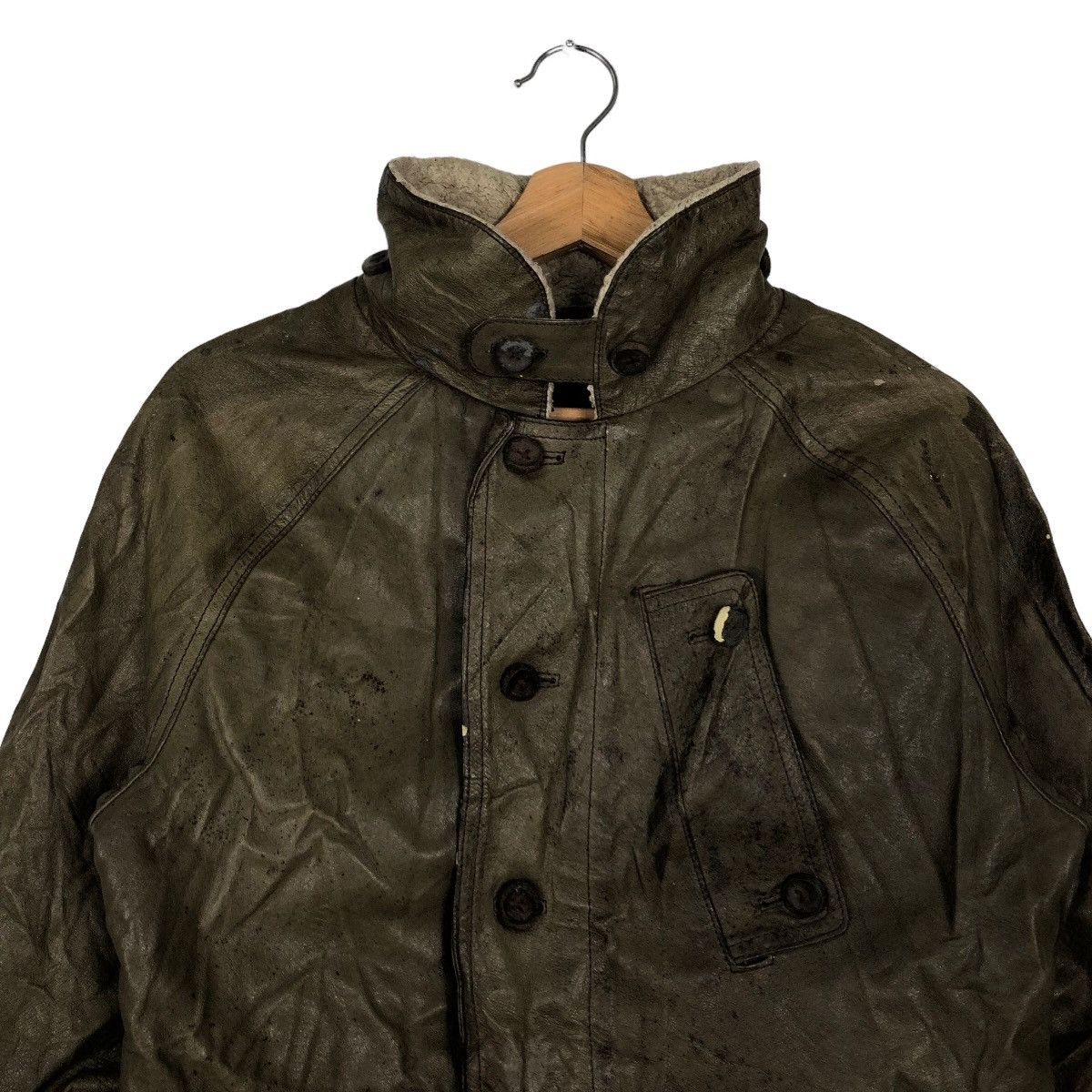Japanese Brand 🔥90’s Biker Leather Jacket Christian Peau Size US M / EU 48-50 / 2 - 2 Thumbnail