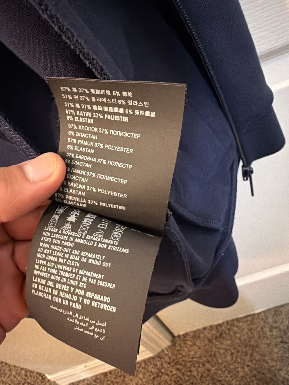 Prada Blouson Felpa Tec Prada Pirelli in Blue Size US S / EU 44-46 / 1 - 10 Thumbnail