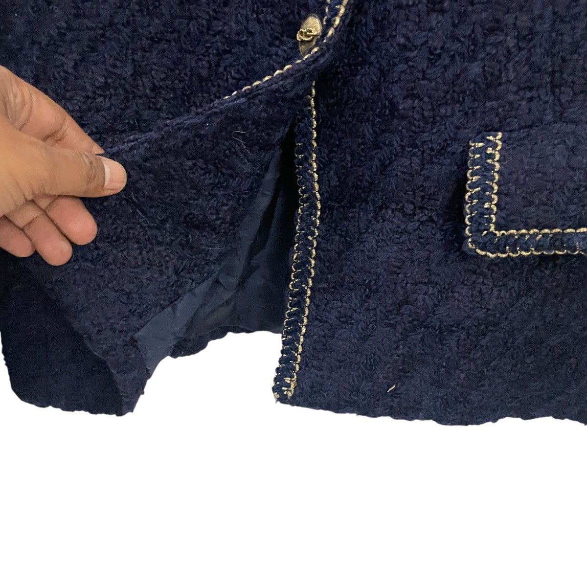 Japanese Brand Vintage A Voir Pour Homme Tweed Jacket Size M / US 6-8 / IT 42-44 - 8 Thumbnail
