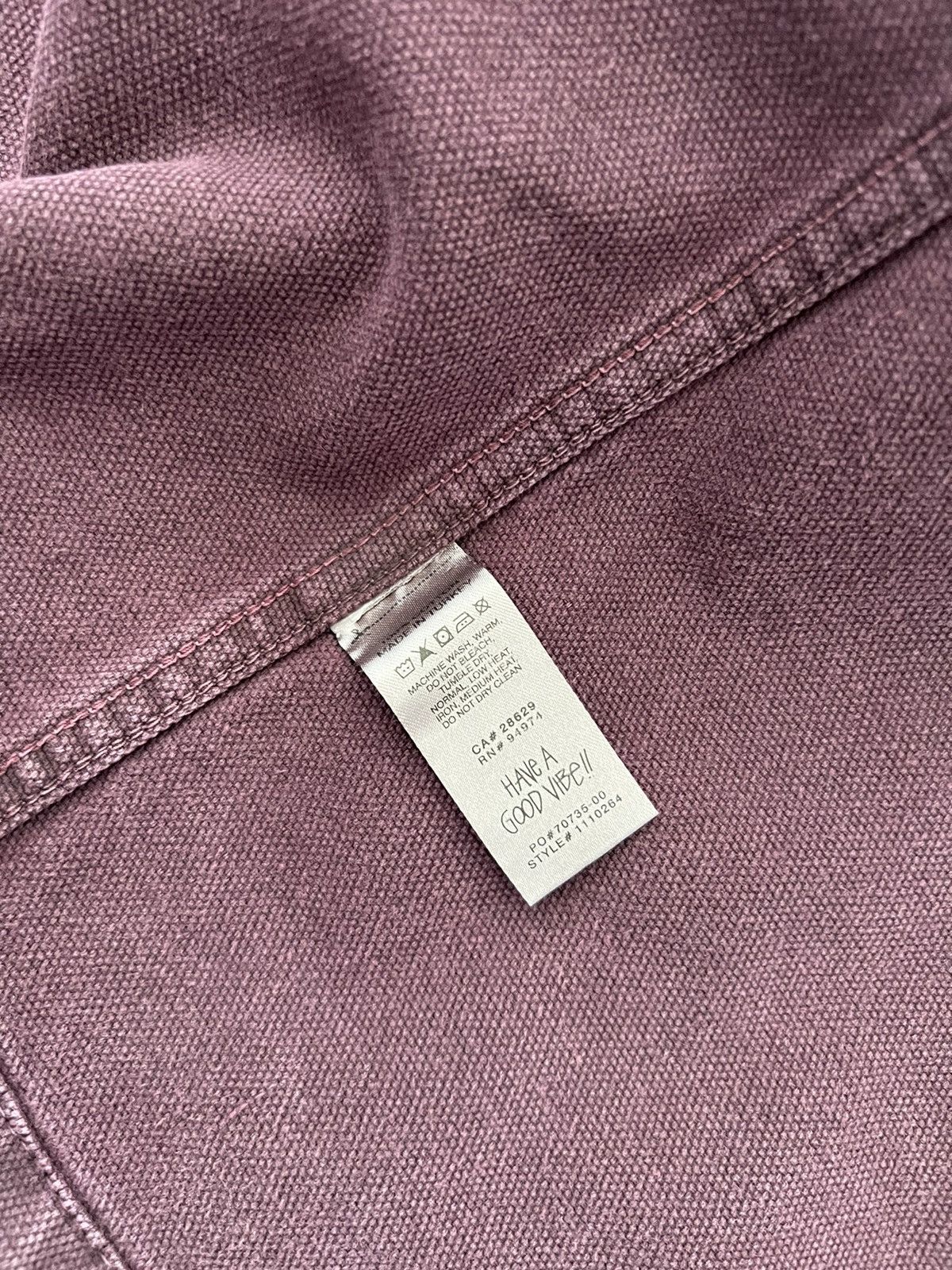 Streetwear × Stussy × Vintage Stussy Washed Canvas Zip Work