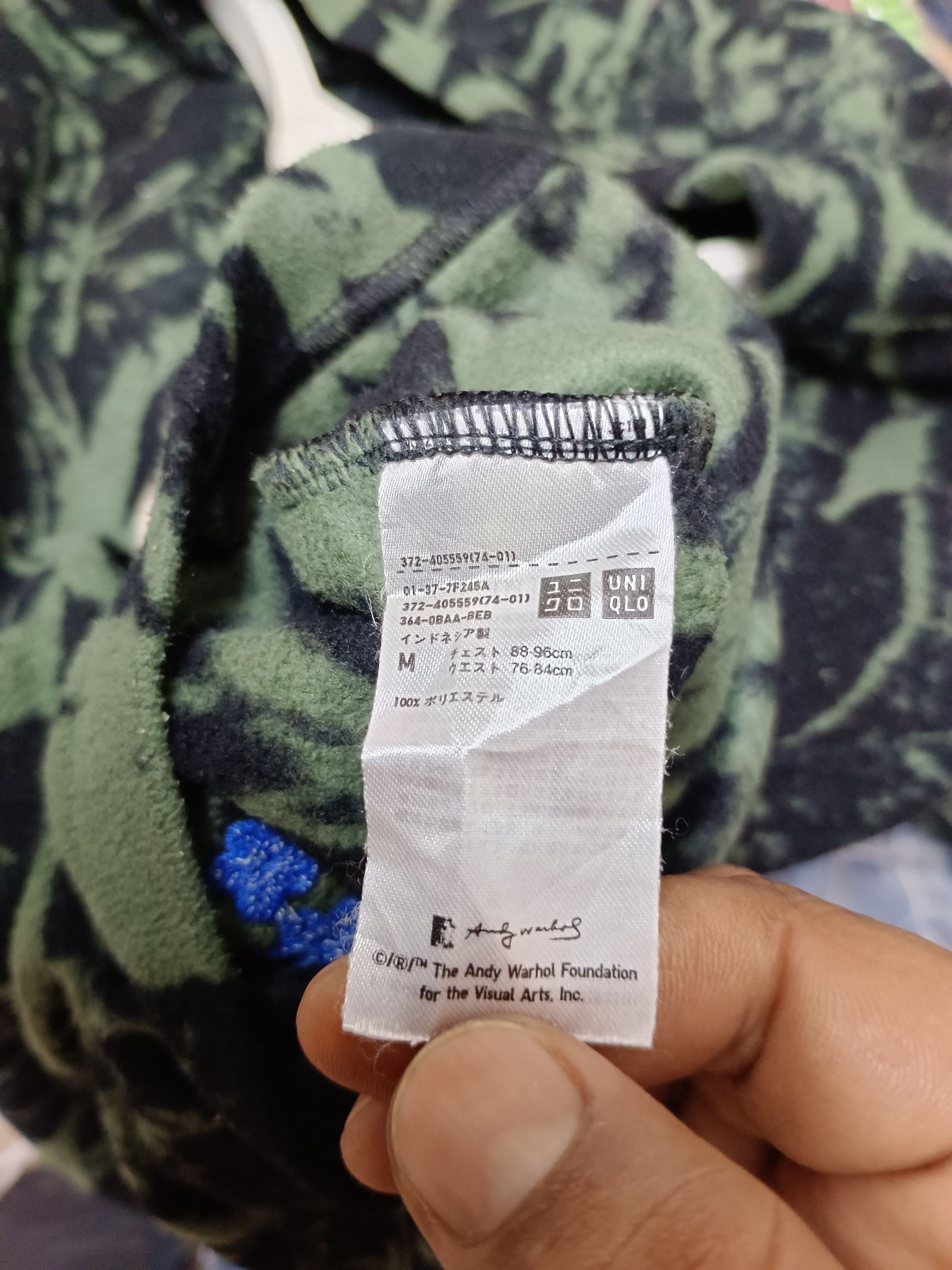 Andy Warhol × Uniqlo × Vintage Andy Warhol X Uniqlo Fleece Long Sleeve Size US M / EU 48-50 / 2 - 6 Thumbnail