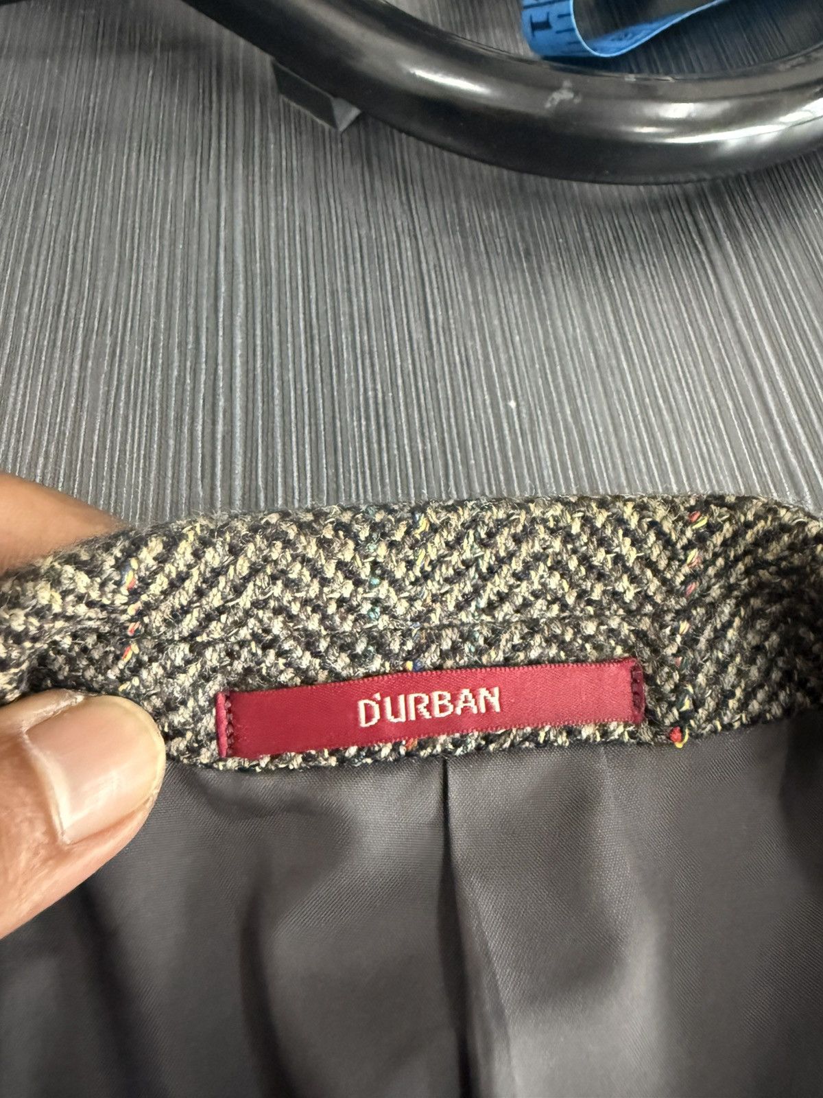 Japanese Brand 🔥 D'Urban Japan Tweed Herringbone Blazer Size US XS / EU 42 / 0 - 10 Thumbnail