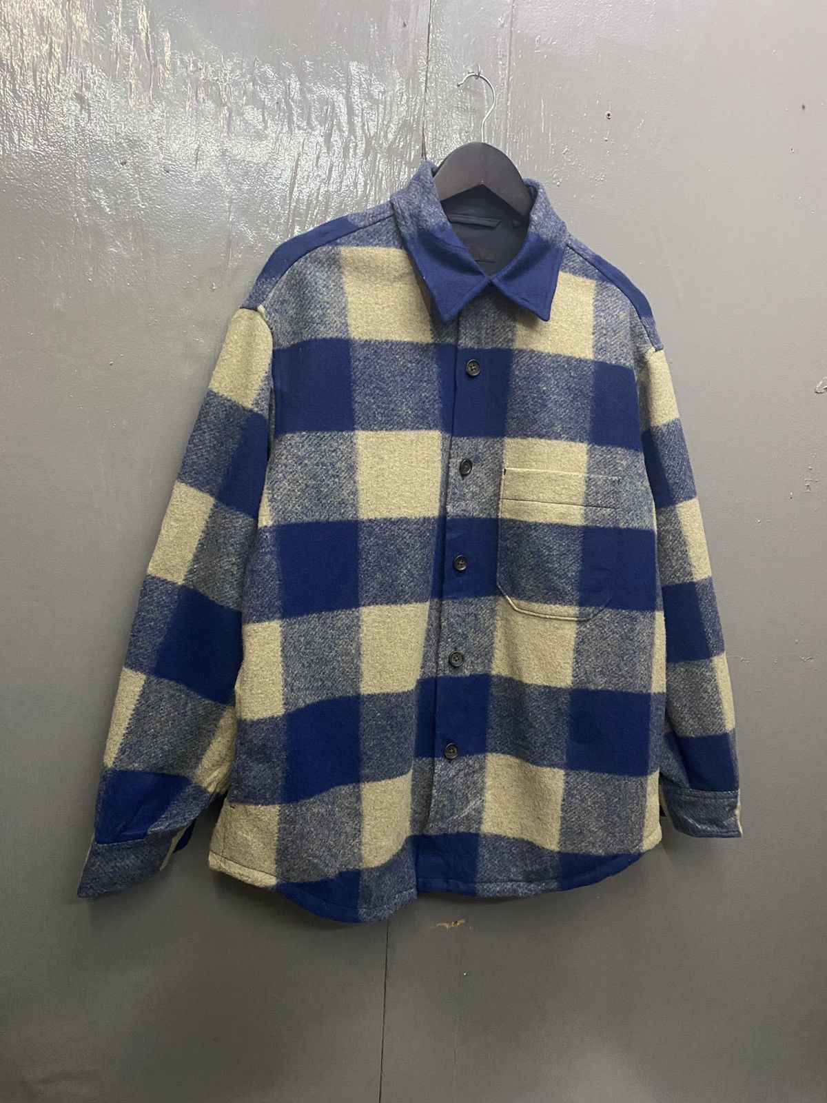 Uniqlo Uniqlo Wool Plaid Tartan Jacket Size US L / EU 52-54 / 3 - 3 Thumbnail