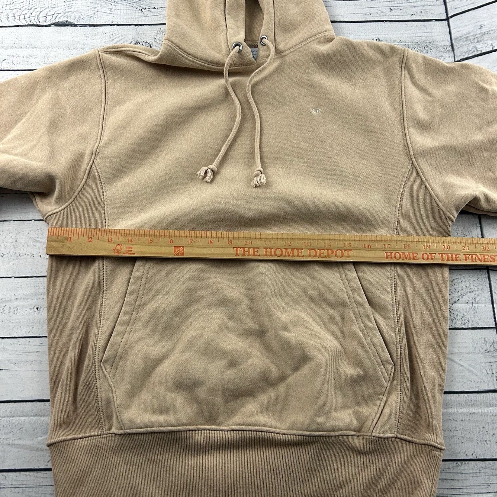 Champion Champion Reverse Weave Pullover Hoodie Mens Small Tan Sweatshirt Zip? Size US S / EU 44-46 / 1 - 5 Thumbnail