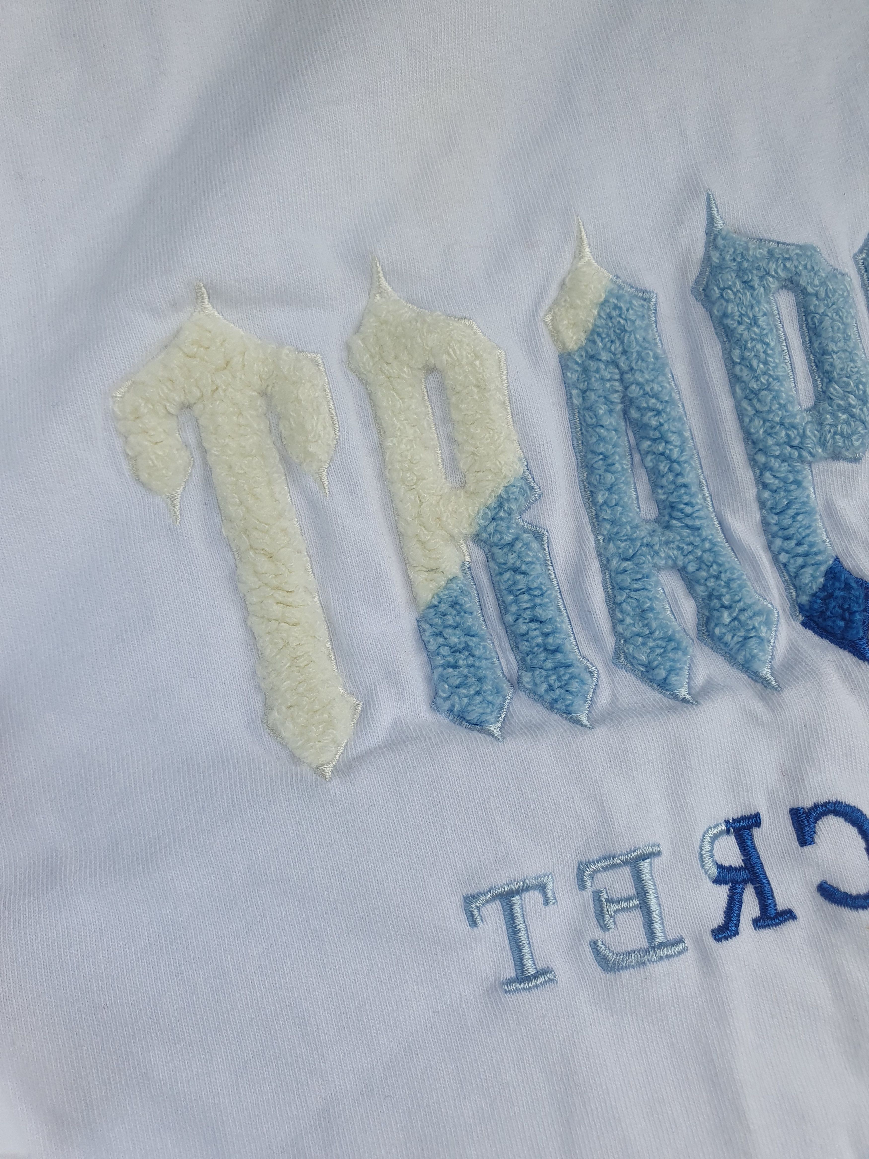 Trapstar London Trapstar Chenille Decoded Ice White t-shirt sz M Size US M / EU 48-50 / 2 - 5 Thumbnail