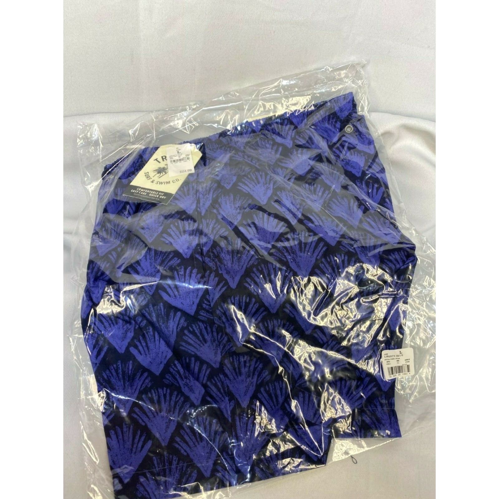 CO Surf & Swim Co Men's 6" San O Swim Trunks - PURPLE Large Short Trunks Mens SURF & SWIM CO, 6", Purple, Regular, Solid Pattern, 100% Polyester, Large Size US 33 - 4 Thumbnail