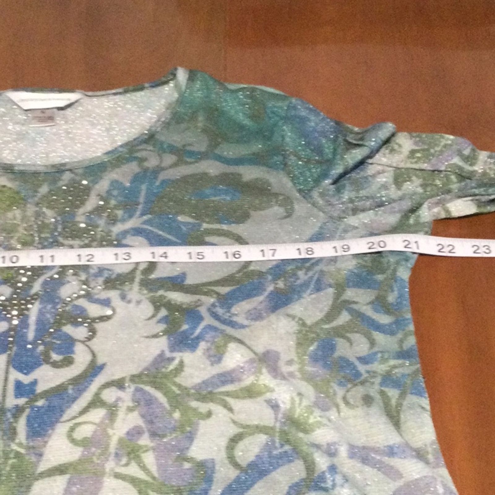 Other Christopher & Banks Semi Sheer Pullover Blouse Sz XL Size XL / US 12-14 / IT 48-50 - 14 Thumbnail