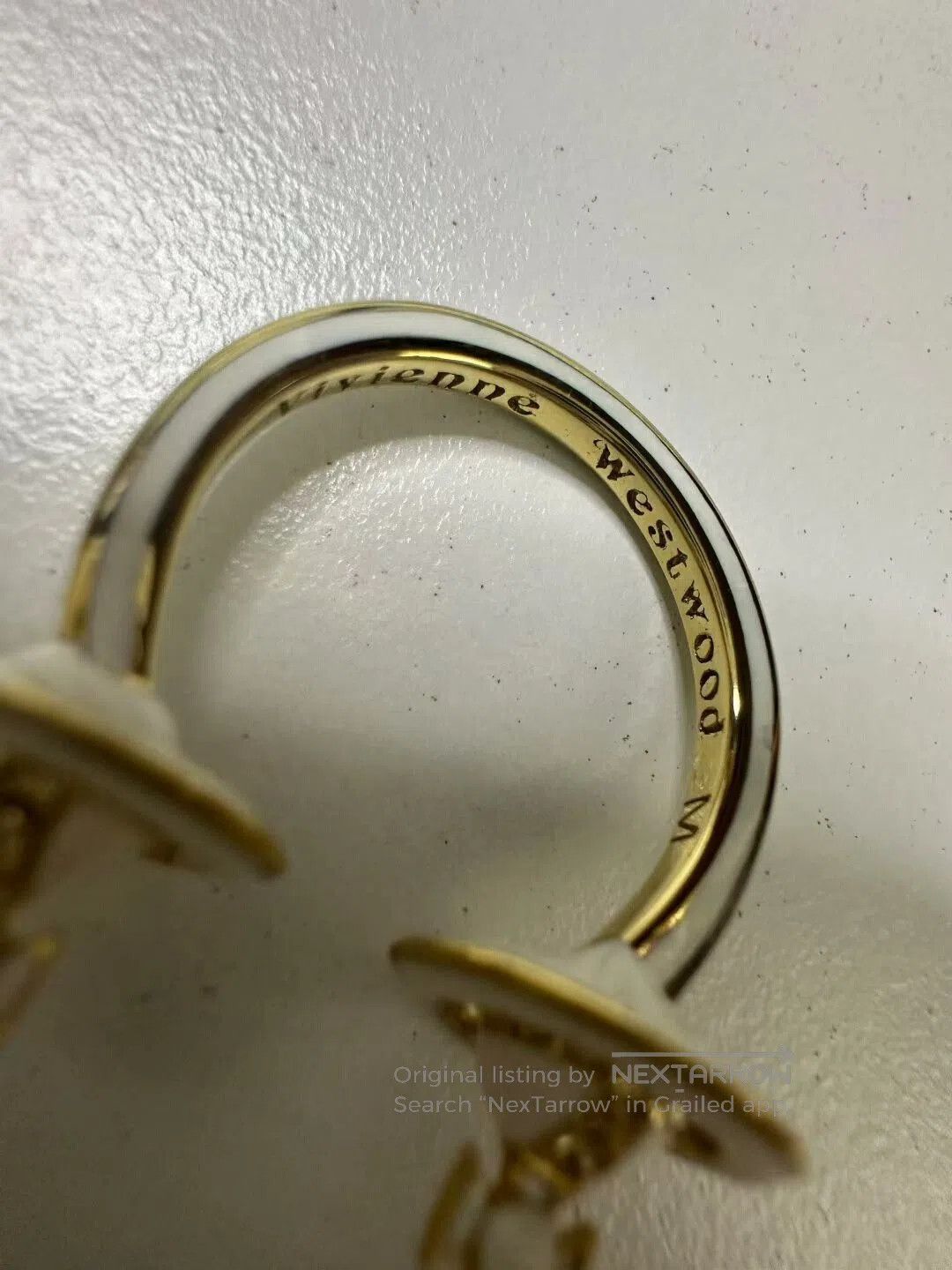 Vivienne Westwood vivienne westwood saturn ring in silver. Size ONE SIZE - 3 Thumbnail