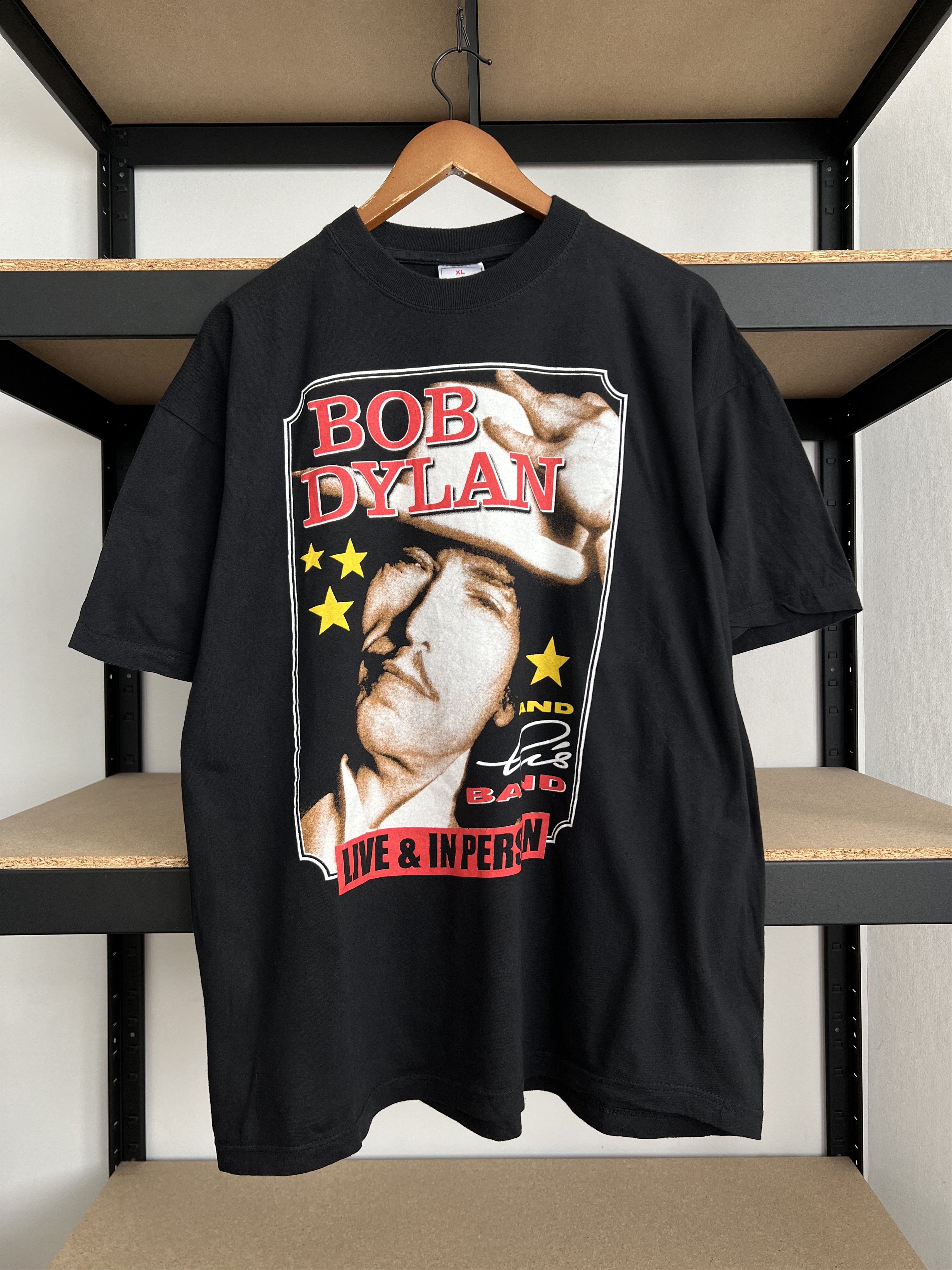 Band Tees Vintage 2003 Bob Dylan Never Ending Tour Black T-shirt Size US XL / EU 56 / 4 - 3 Thumbnail