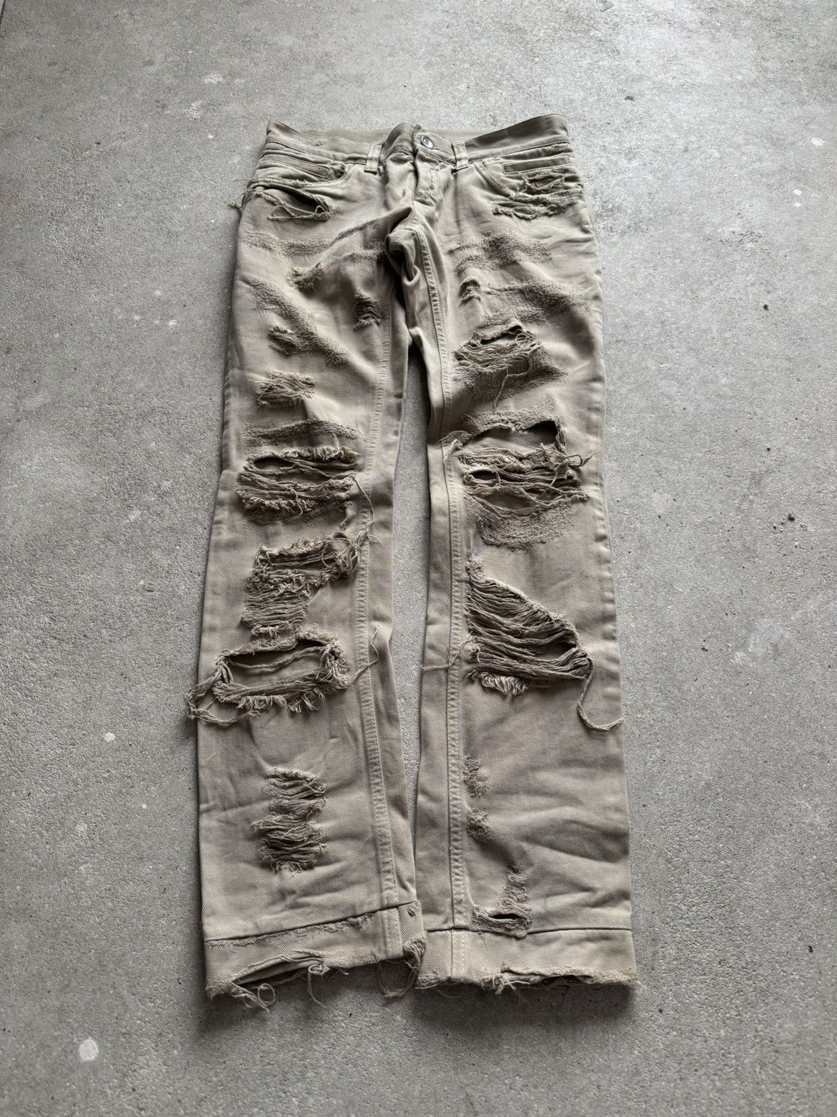 Dolce & Gabbana 2004 Dolce&Gabbana Distressed Ripped Jeans Size US 29 - 4 Thumbnail