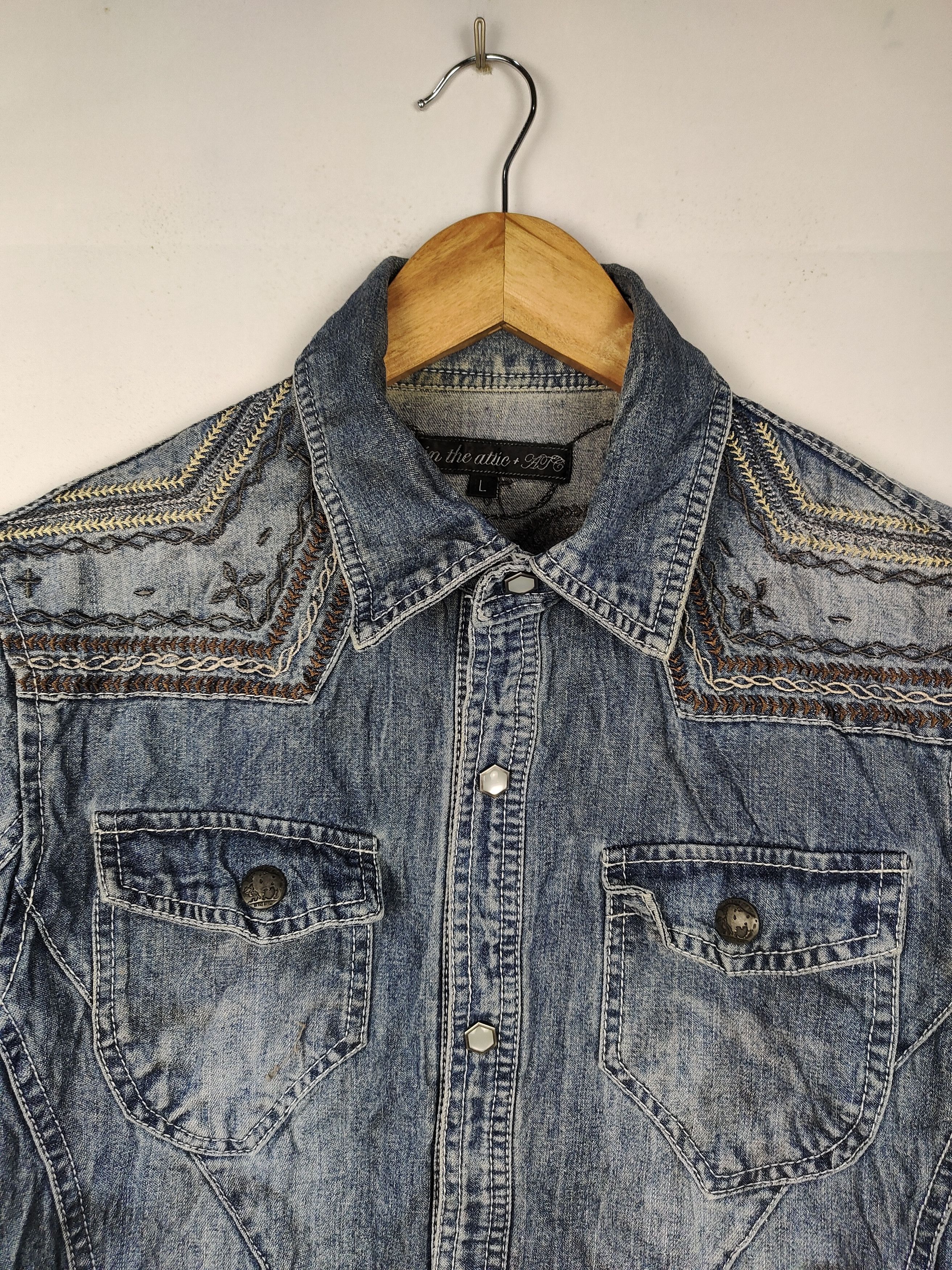 14th Addiction × In The Attic × Share Spirit Homme In the Attic Denim Shirt Size US S / EU 44-46 / 1 - 2 Thumbnail