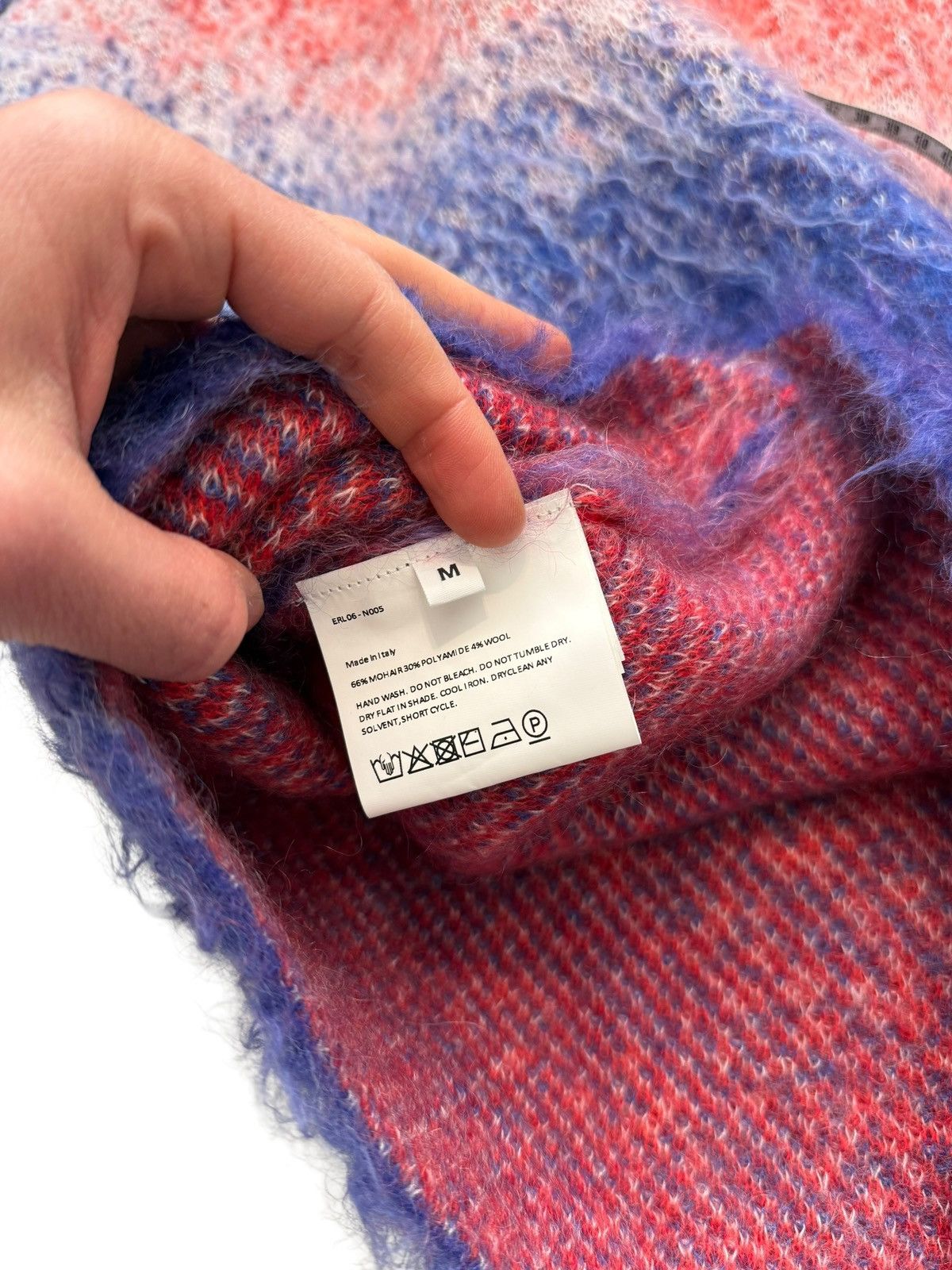 ERL Mohair Gradient Wool Sweater Size US M / EU 48-50 / 2 - 7 Thumbnail