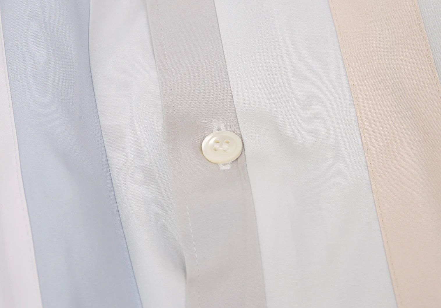 Comme des Garcons Homme Plus Multi-Stripe Long Sleeve Shirt in Light Blue and Others Size US M / EU 48-50 / 2 - 10 Thumbnail