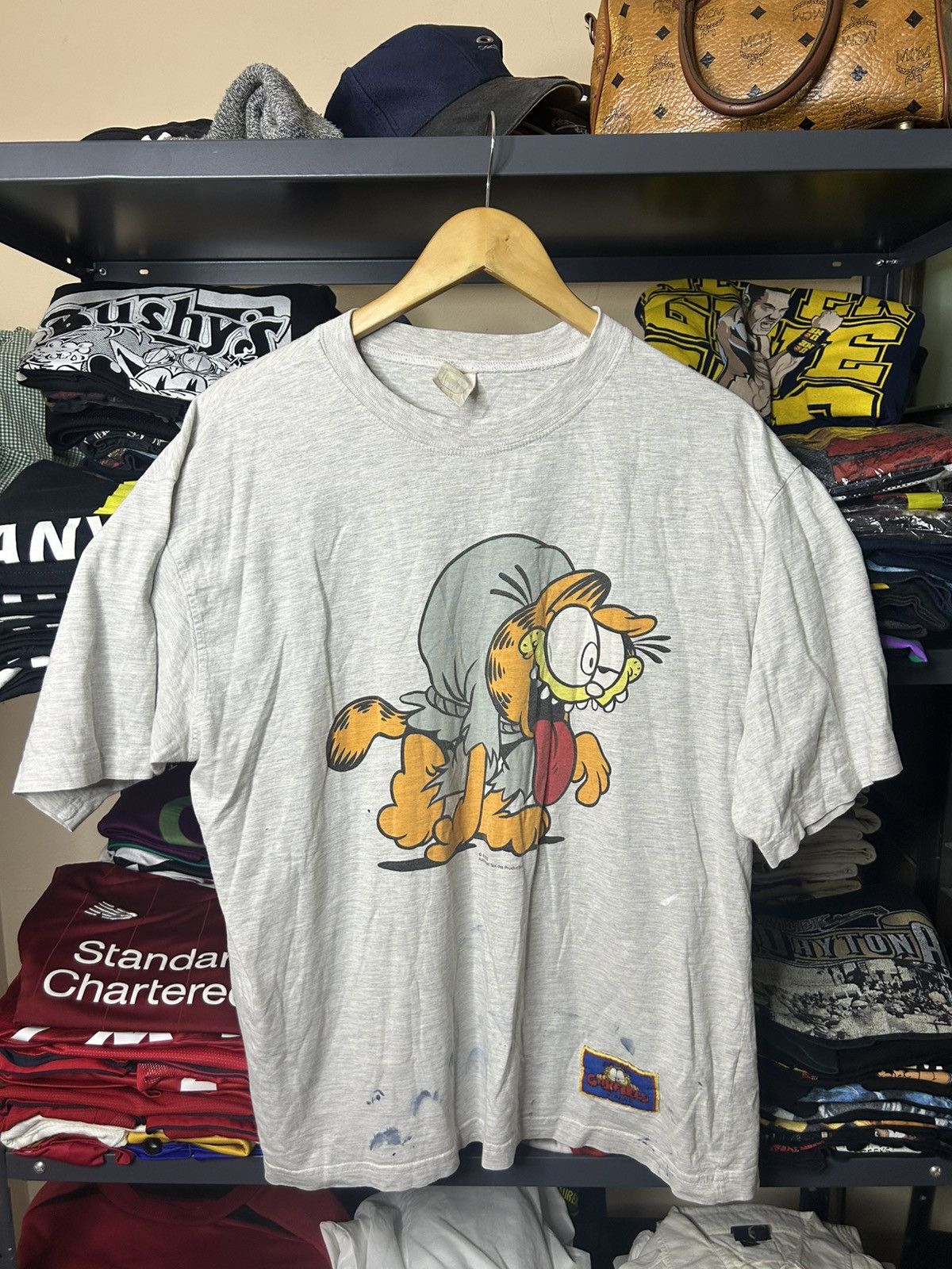 Vintage Vintage Garfield Zombie Graphic Tee L Size US L / EU 52-54 / 3 - 1 Thumbnail