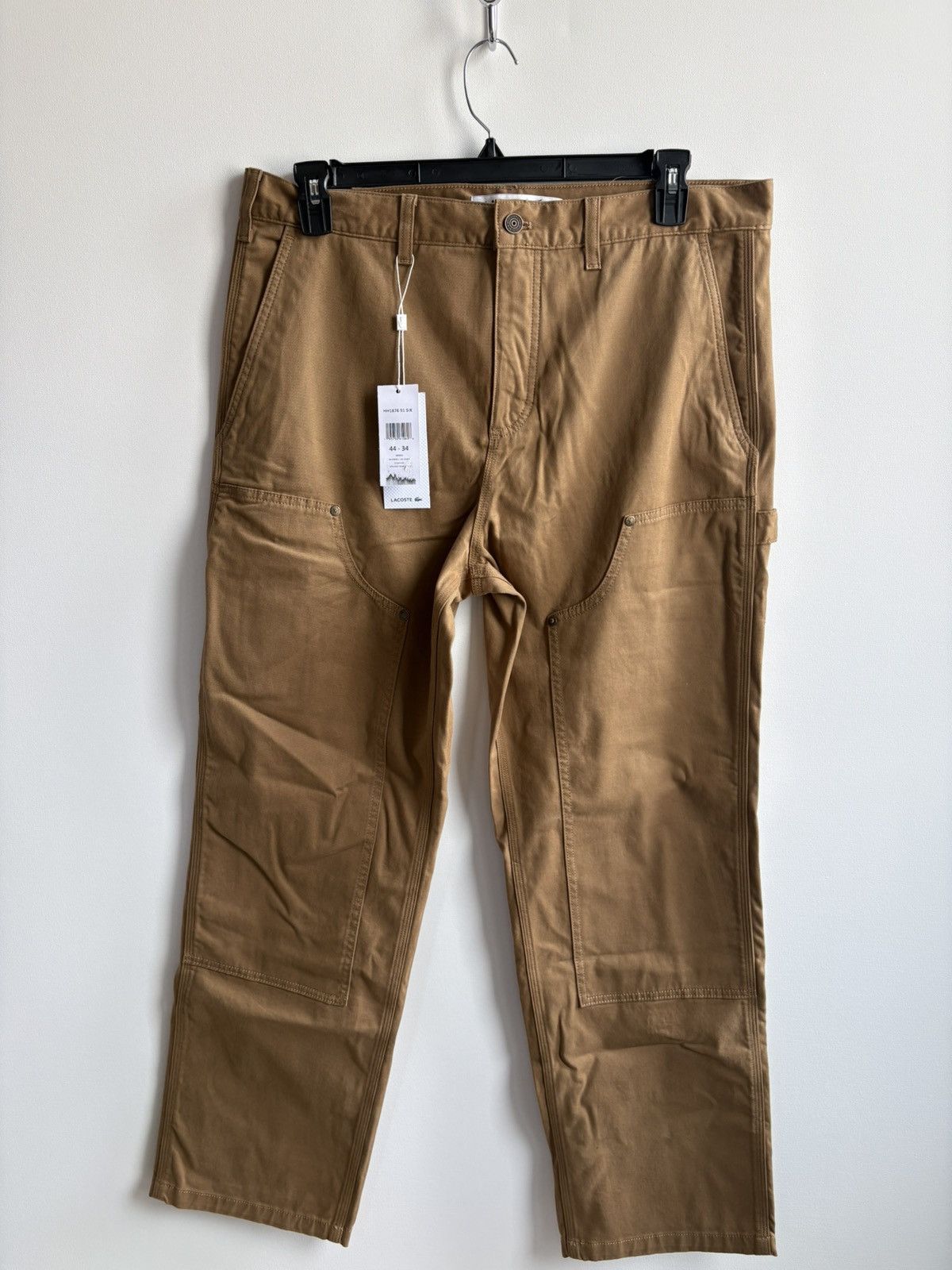 Lacoste Streetwear Hype Lacoste Baggy 34x34 Carpenter Pants Size US 34 / EU 50 - 1 Thumbnail