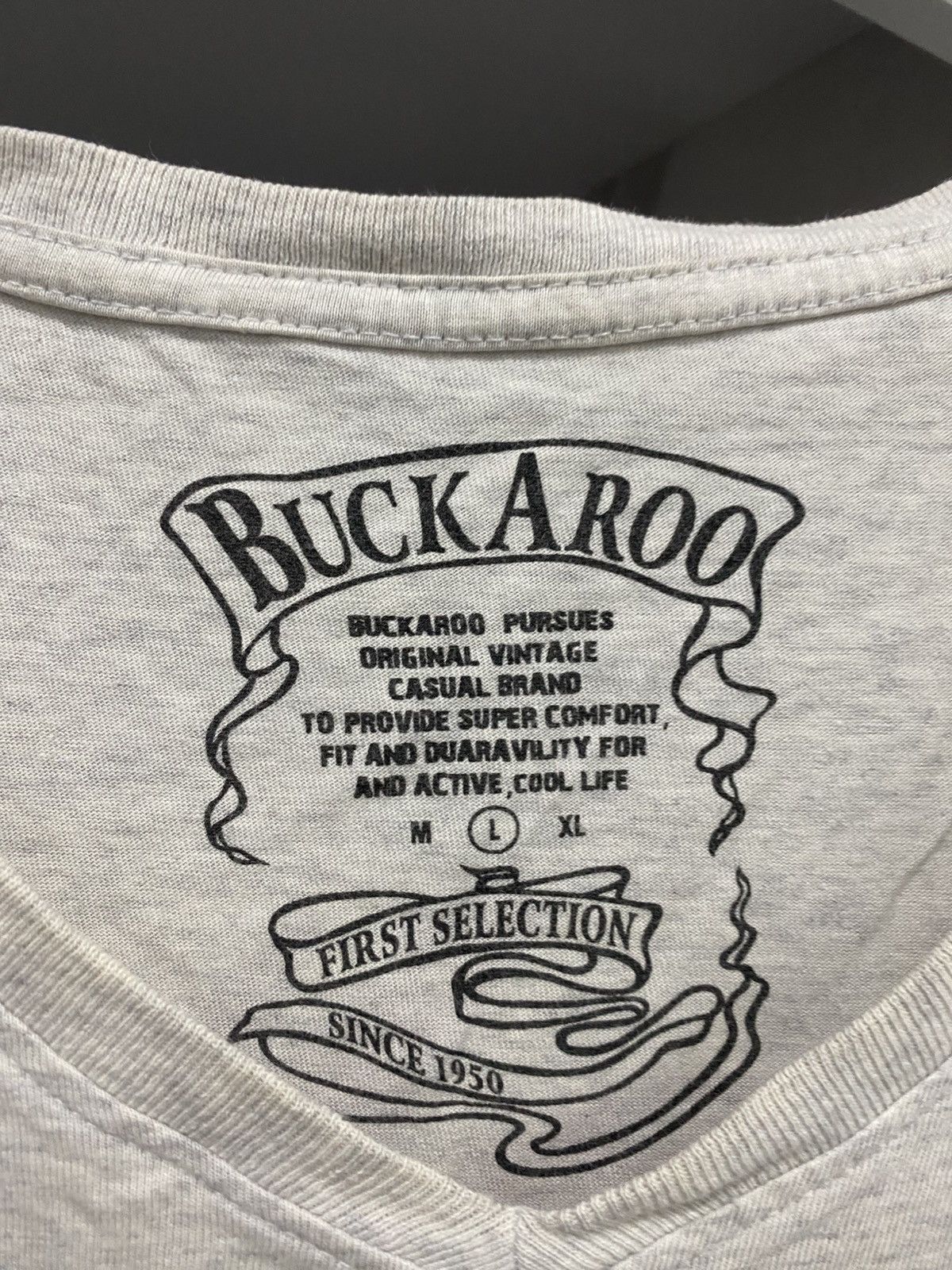 If Six Was Nine Buckaro Eagle Motorcycle Back Big Print Tshirt AA0167 Size US L / EU 52-54 / 3 - 6 Thumbnail