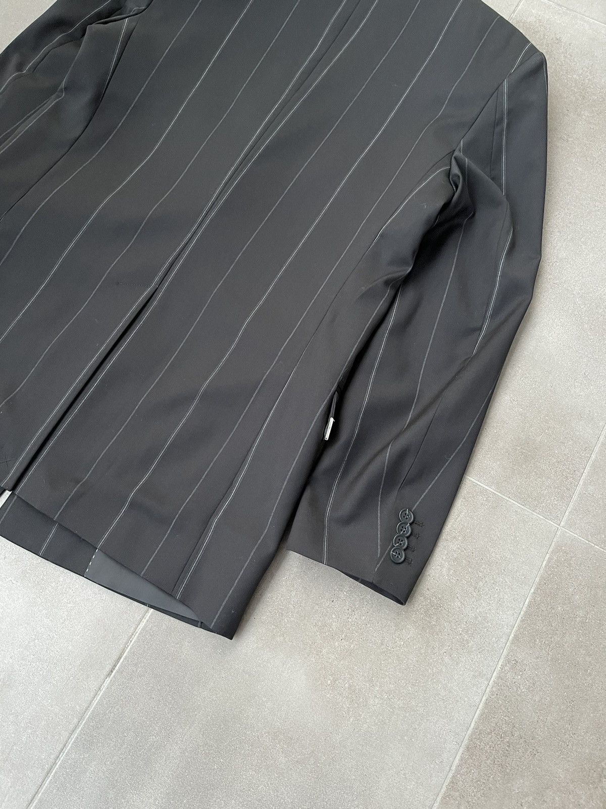 Han Kjobenhavn !DS! AW22 Han Kjobenhavn Sharped Striped Black Blazer Size US L / EU 52-54 / 3 - 18 Thumbnail