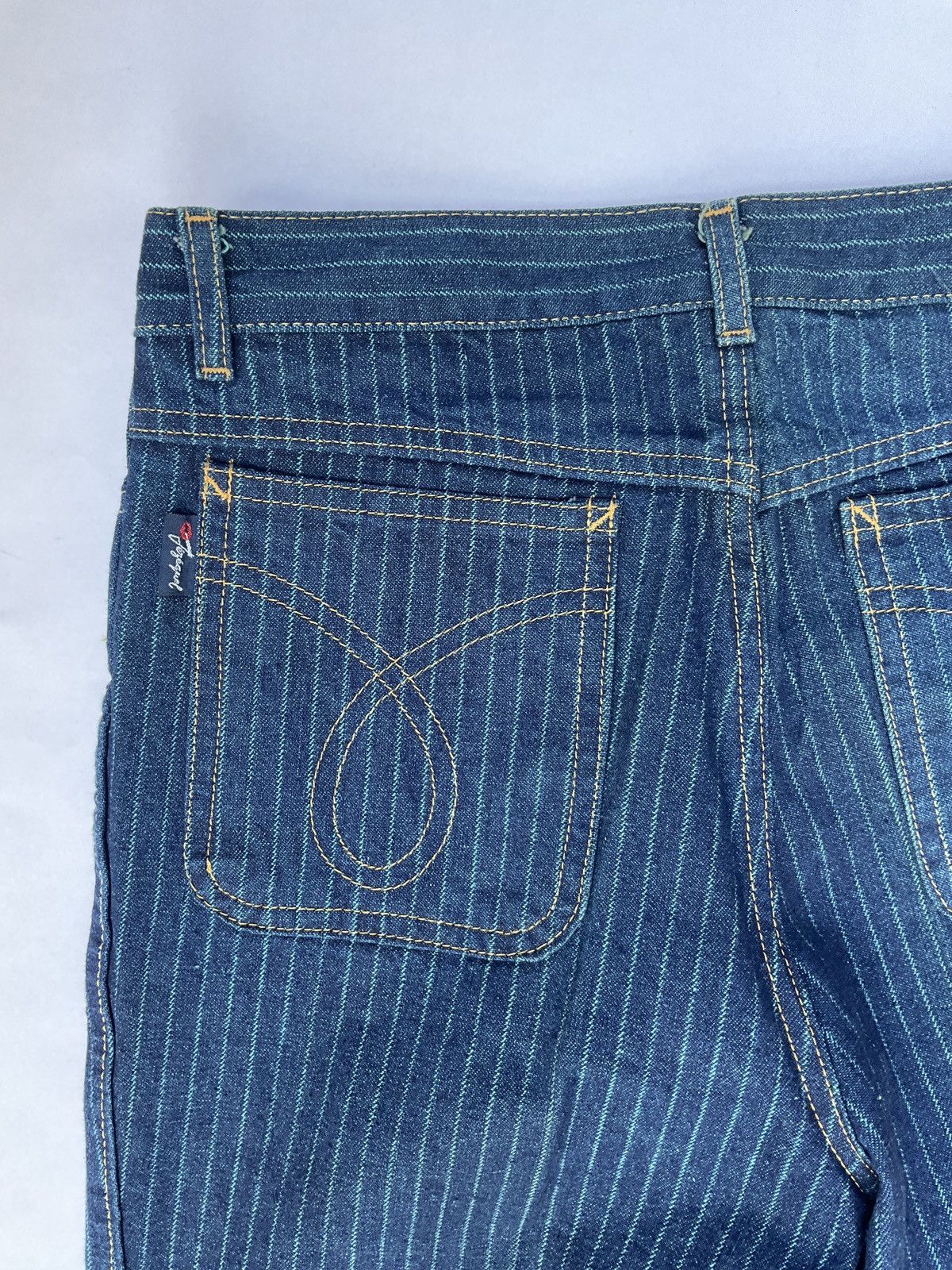 Vintage Vintage Jézékiel striped jeans Size 26" / US 2 / IT 38 - 10 Thumbnail