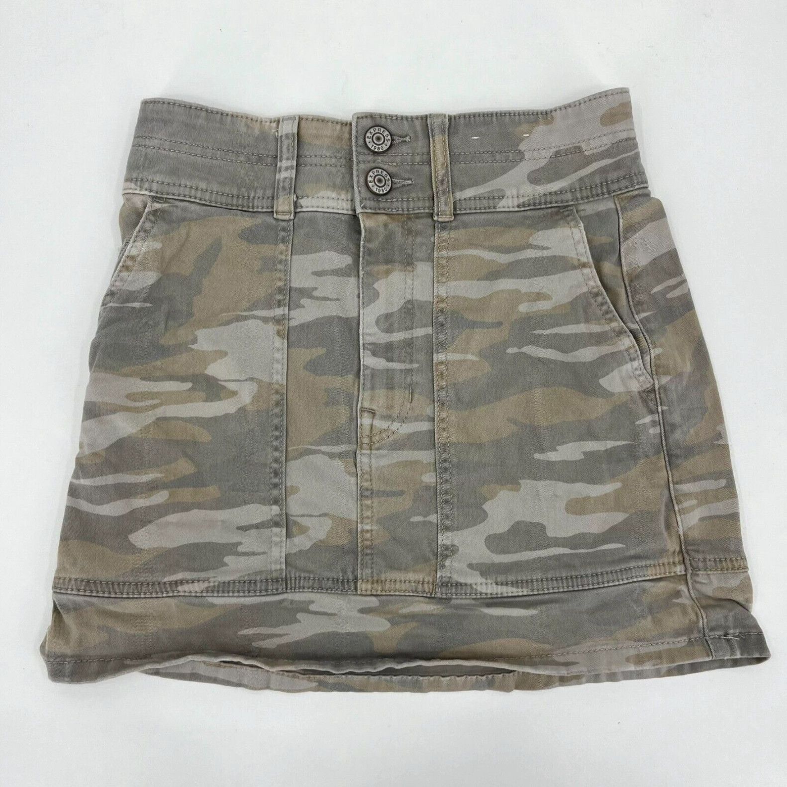 Camouflage skirt 80s hotsell