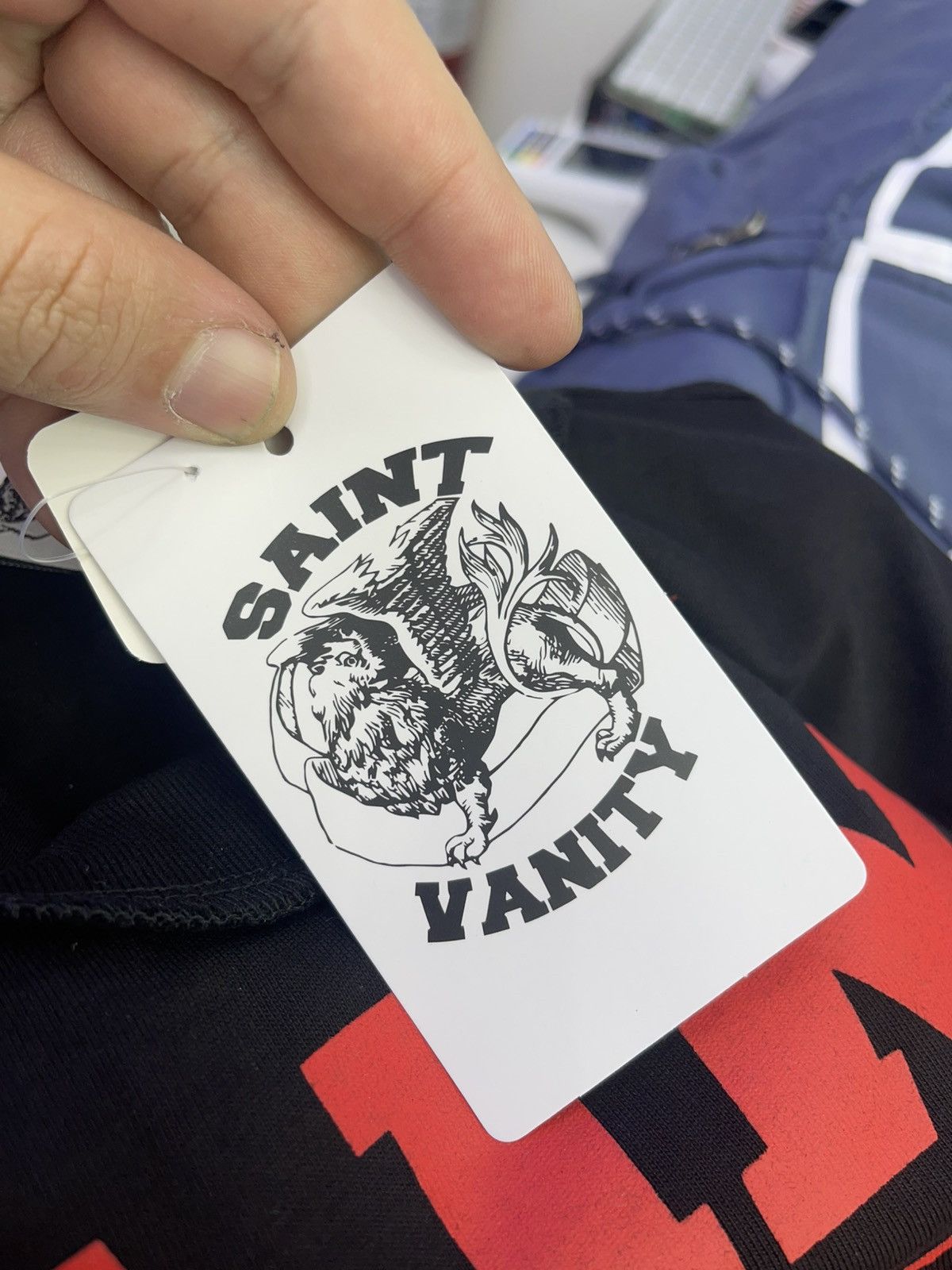 Saint Vanity Saint Vanity tee (black/red) Size US S / EU 44-46 / 1 - 5 Thumbnail