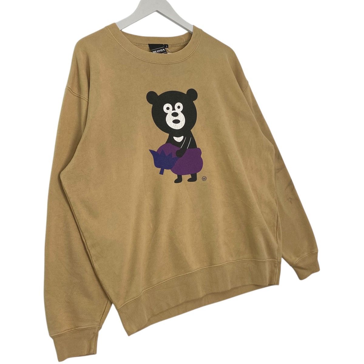 Vintage Vintage Beams T Sweatshirt Crewneck Brown Big Logo Size M Size US M / EU 48-50 / 2 - 3 Thumbnail