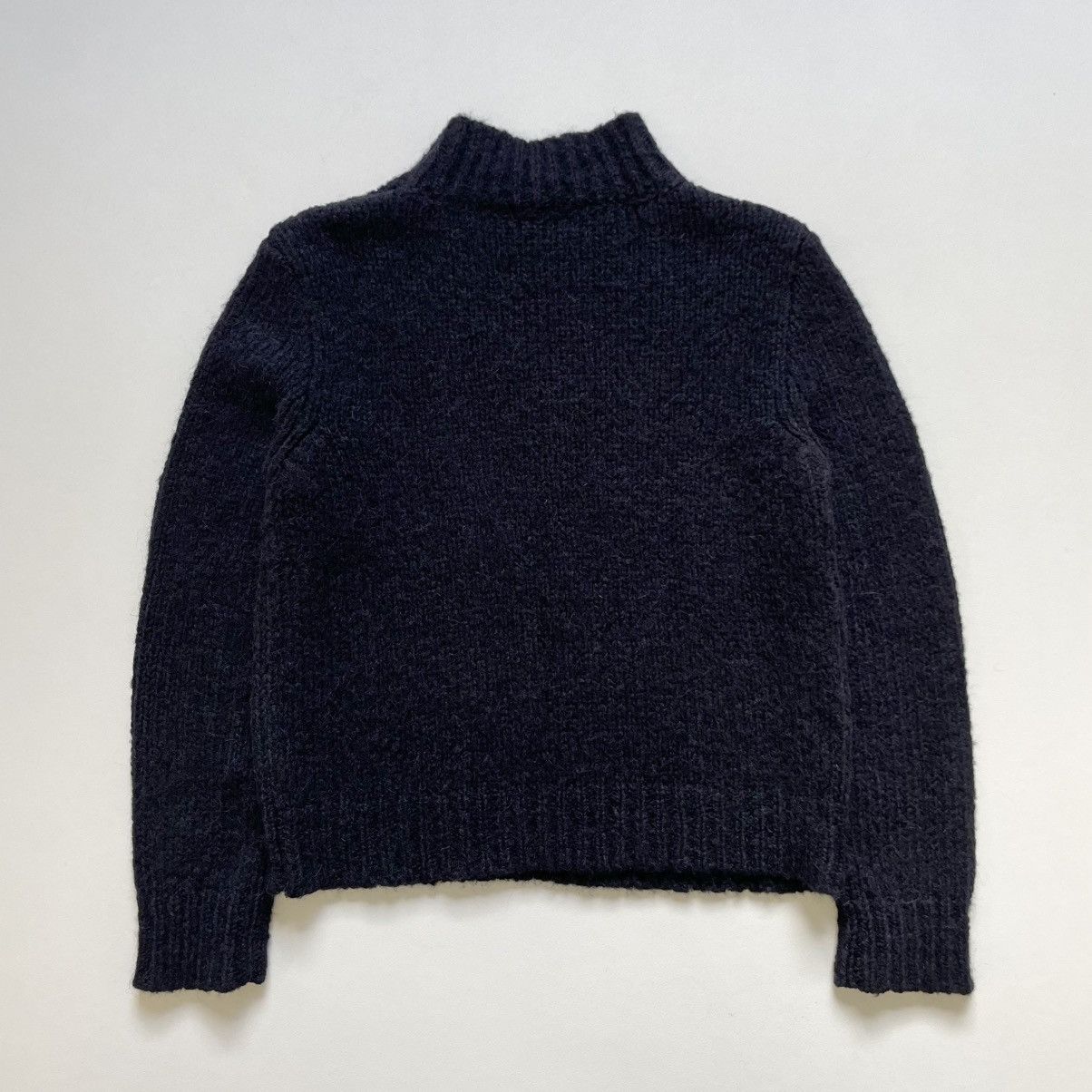 Dries Van Noten Cropped ‘Modular Panel’ Alpaca Sweater Size US M / EU 48-50 / 2 - 10 Thumbnail