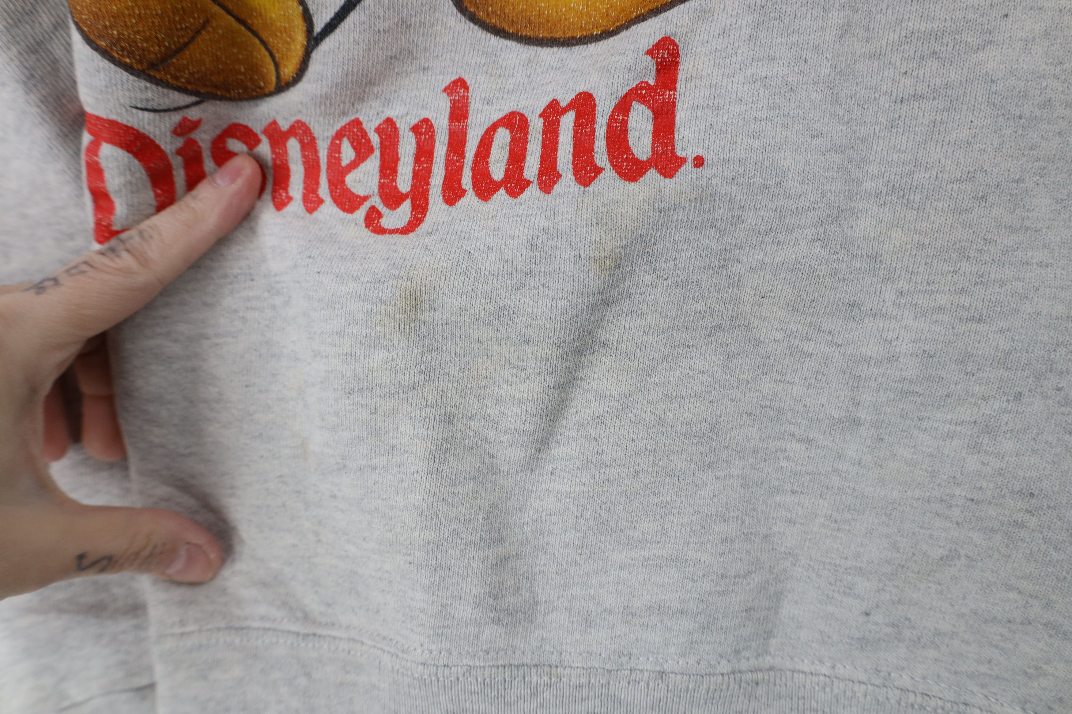 Disney × Vintage Vintage 90s Disneyland Spell Out Mickey Mouse Sweatshirt USA Size S / US 4 / IT 40 - 5 Thumbnail