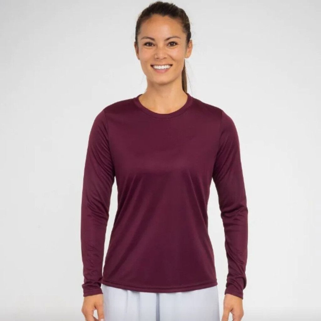 Other A4 Silver Long Sleeve Performance Crew Tee Size XXL / US 16-18 / IT 52-54 - 2 Thumbnail