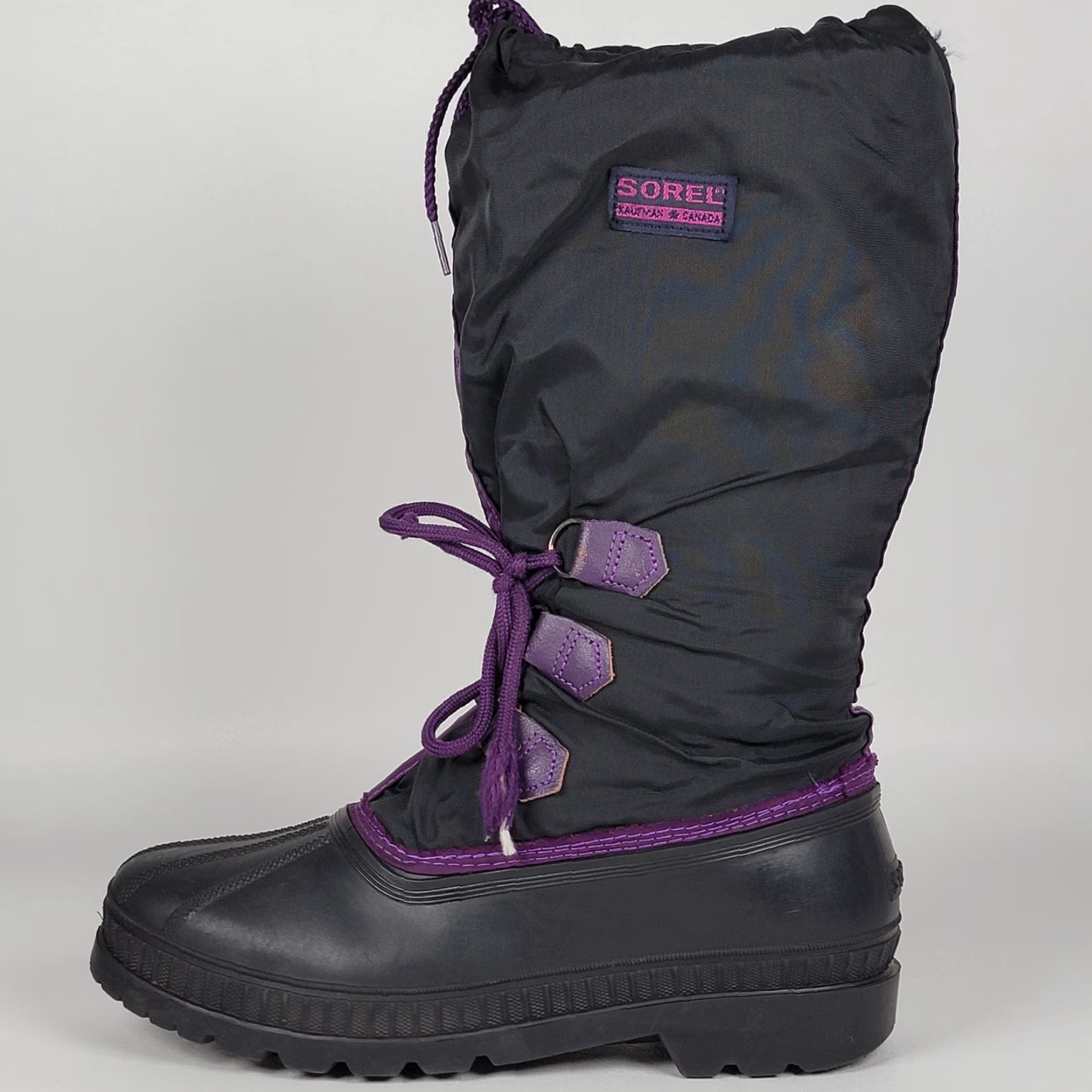 SOREL Sorel Women's Winter Duck Boots Black Purple Size 8 Boots Winter Waterproof Insulated Snow Boot Canada Mens? Size US 8 / IT 38 - 7 Thumbnail