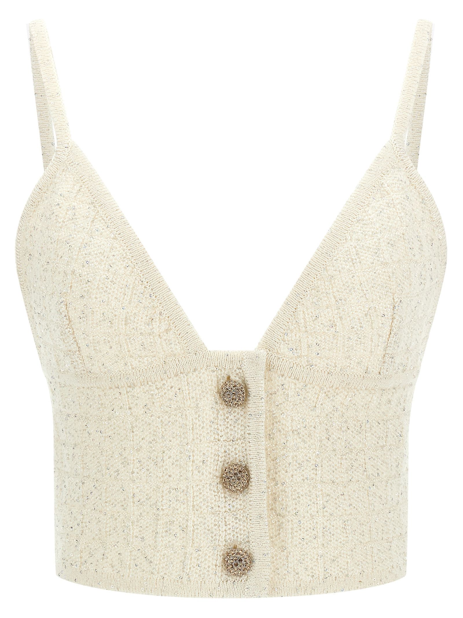 Alessandra Rich Sequin top Size XS / US 0-2 / IT 36-38 - 1 Thumbnail
