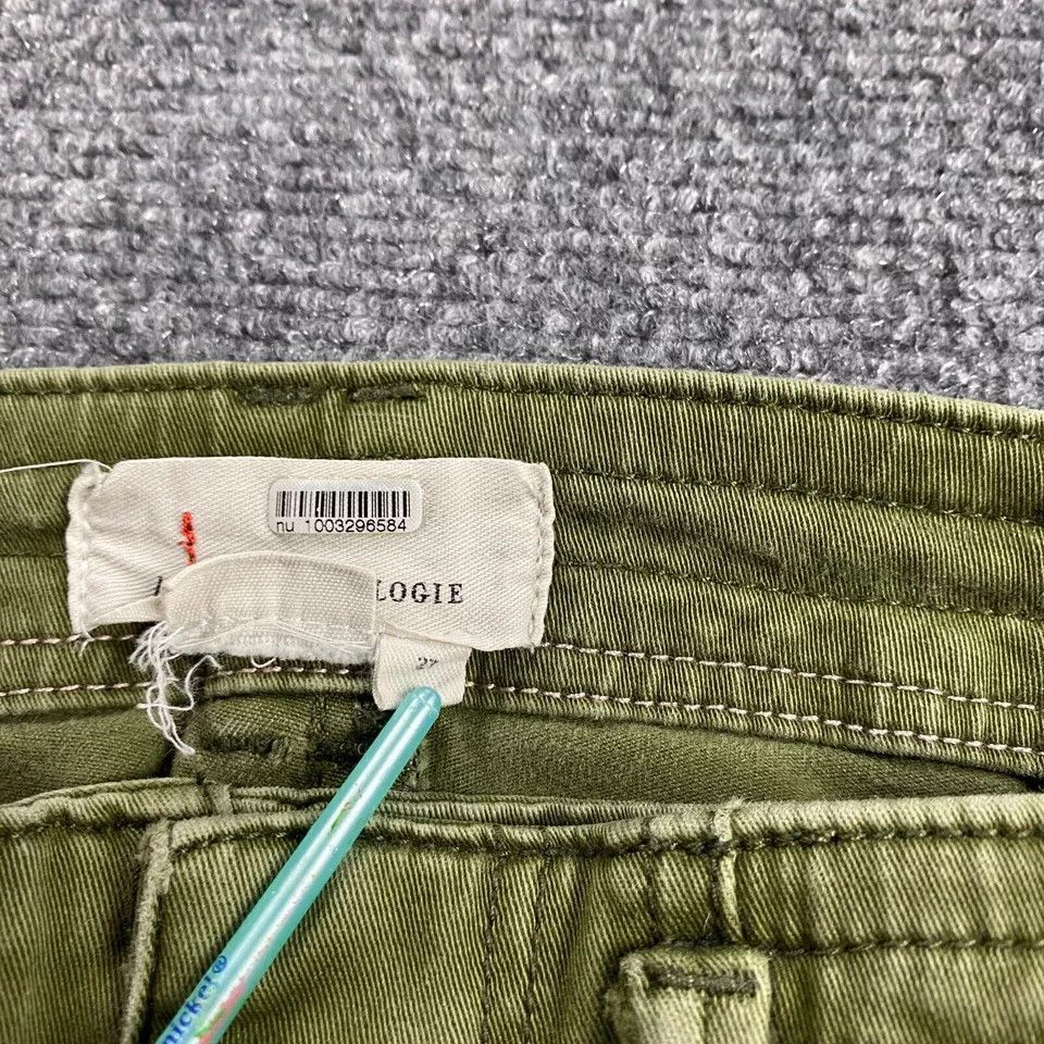 Anthropologie Anthropologie Pants Women's 27 Cargo Ankle Chino Distressed Size 27" / US 4 / IT 40 - 7 Thumbnail