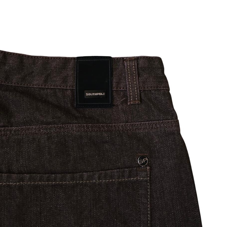 Vintage Vintage Southpole Jeans Mens Size 42x32 Brown Y2K Wide Leg Size US 42 / EU 58 - 5 Thumbnail