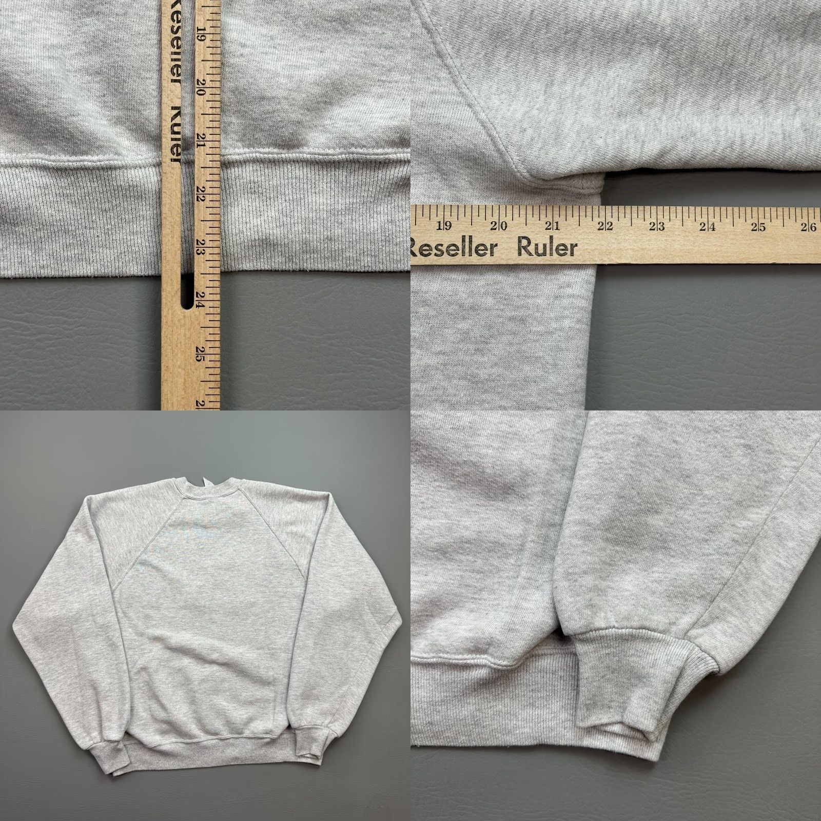 Jerzees VINTAGE Jerzees Sweatshirt Womens Large Gray Hockey Mom Embroidered USA Made Size L / US 10 / IT 46 - 8 Thumbnail