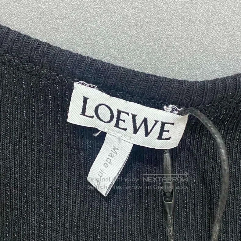 Loewe Loewe Black Embroidered Logo Vest Size XXL / US 16-18 / IT 52-54 - 4 Thumbnail