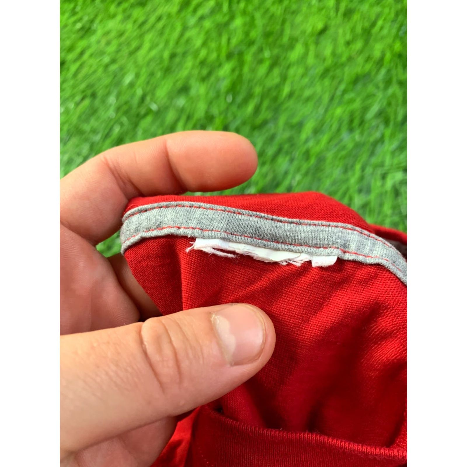 Nike Nike Shirt Mens T-Shirt Jersey Cotton Crew Neck Short Sleeve L Red Logo 70cm 52cm Size US L / EU 52-54 / 3 - 7 Thumbnail