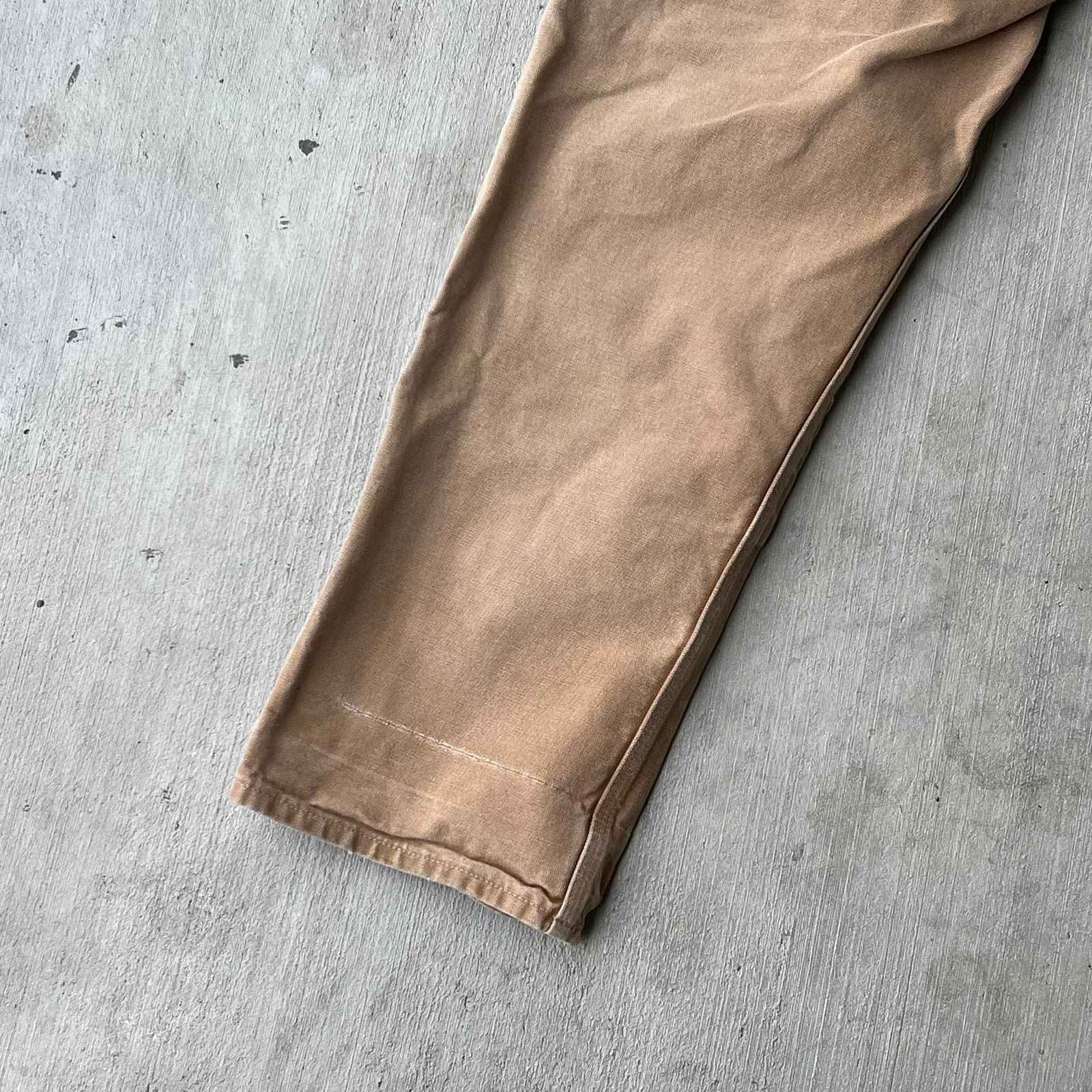 Carhartt × Vintage Carhartt faded brown double knee work wear carpenter pants Size US 31 - 12 Thumbnail